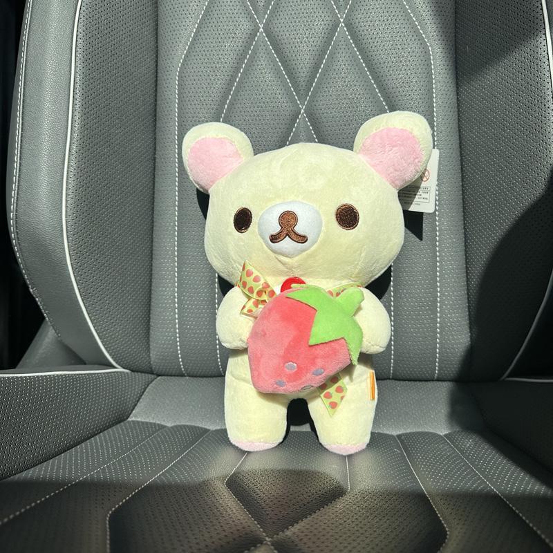 Anime Rilakkuma Cartoon Soft Plush Doll, Kawaii Unisex Room Decor, Classic Teddy Bear Toy, Christmas Gifts for Girls