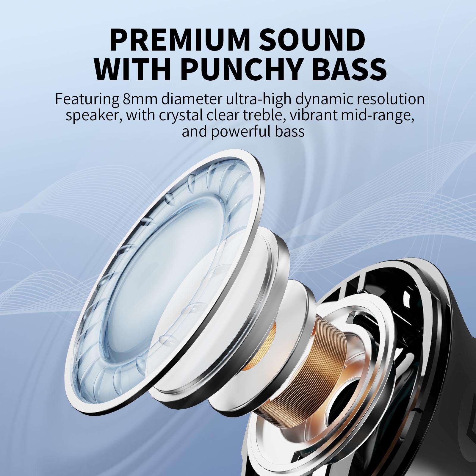 In Ear Headphones, Wireless Headphones 30H Playtime with with 4 Microphones Punchy Bass Stereo Sound Transparency Mode Sports Earbuds Bluetooth 5.3 Earphones c30i In Ear Headphones, Wireless Headphones 30H Playtime with with 4 Microphones Punchy Bass Stereo Sound Transparency Mode Sports Earbuds Bluetooth 5.3 Earphones c30i