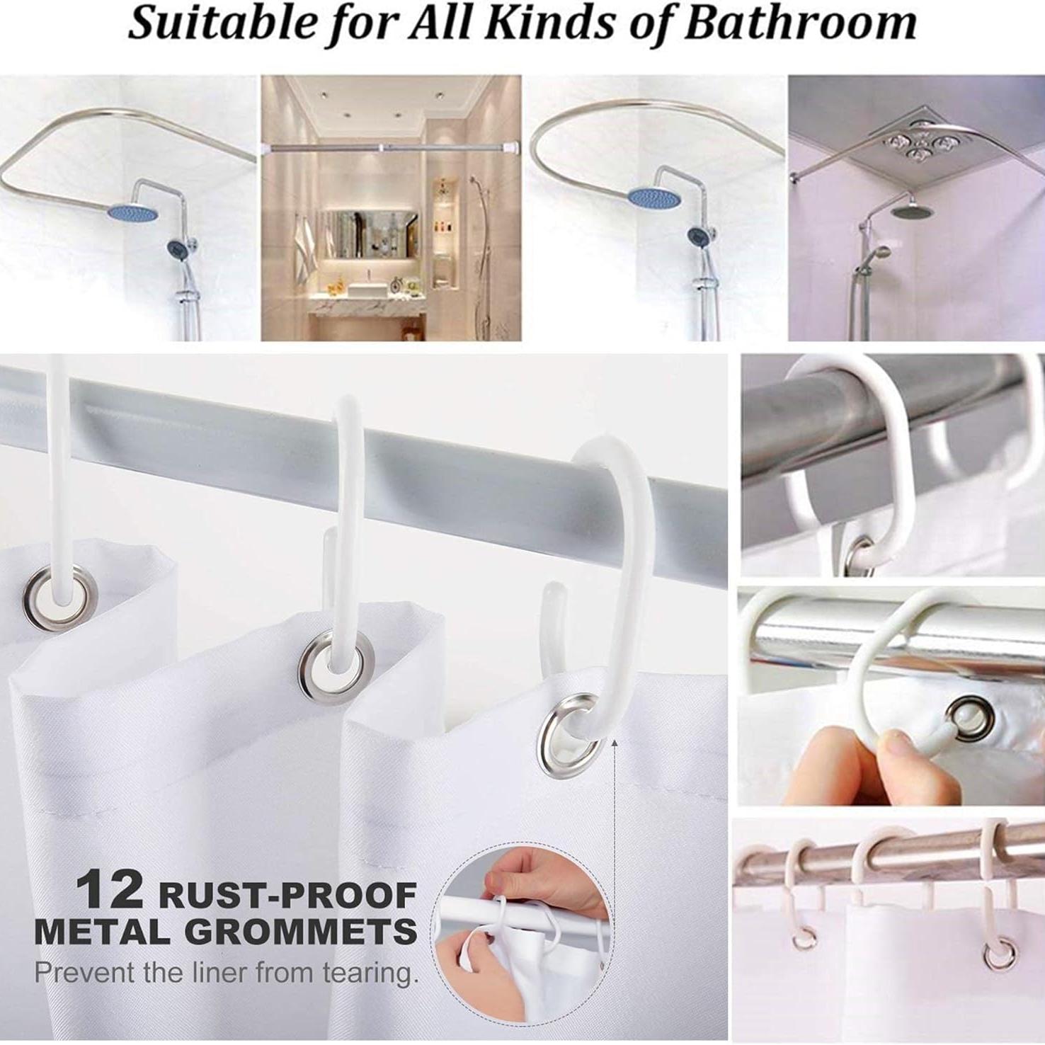 Skull Moth Pattern Shower Curtain Sets, 1 Count Bathroom Interior Curtain with Hooks, Bathroom Accessories for Home Hotel Salon Dormitory Decor, Showercurtain, Bathroom Decoration Accessories