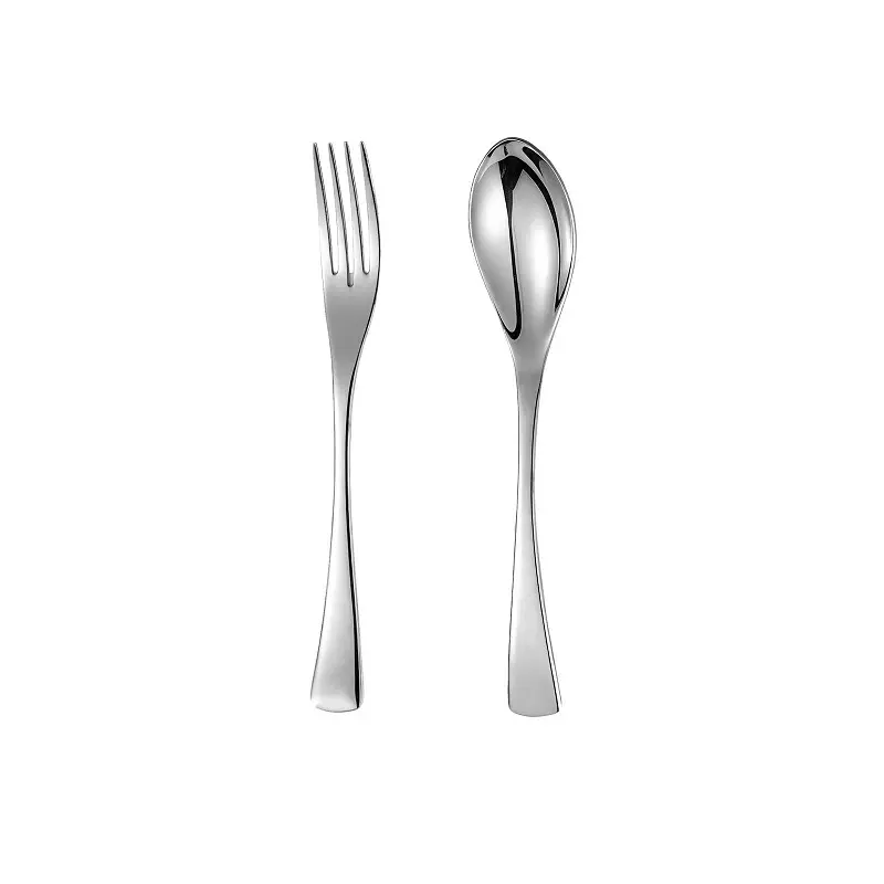 2Pcs Cutlery Set, 304 Stainless Steel Dinner Fork and Spoon, Kitchenware Tableware for Home and Restaurant