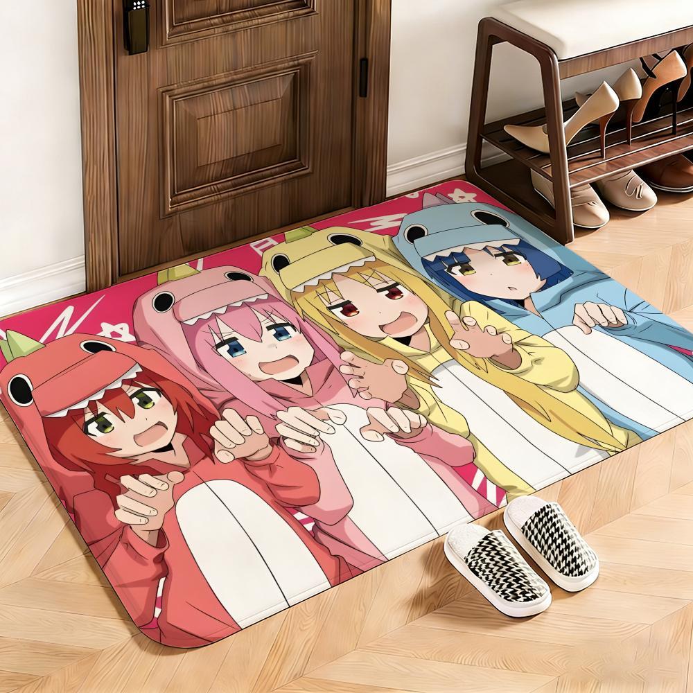 Music Bocchi the Rock! Floor Mat This soft flannel mat provides a cozy Soft flannel mat with quick water absorption, non-slip and durable. Easy to clean, ideal for bathroom and entryway use.