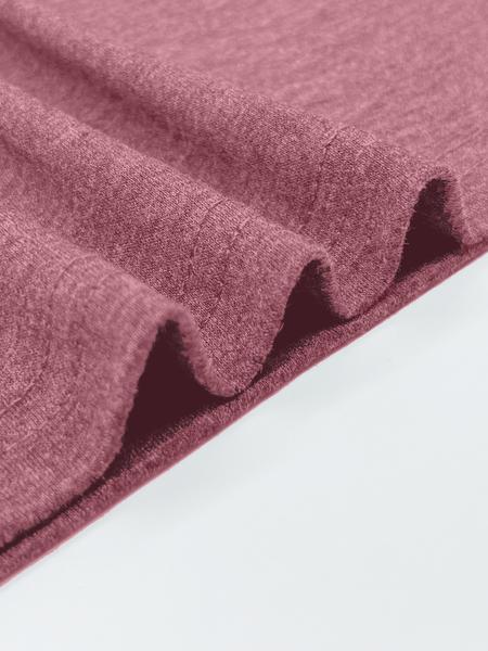 Women's Plain Drop Shoulder Long Sleeve Tee, Casual Basic Crew Neck T-Shirt for Fall & Winter, Women's Top for Daily Wear