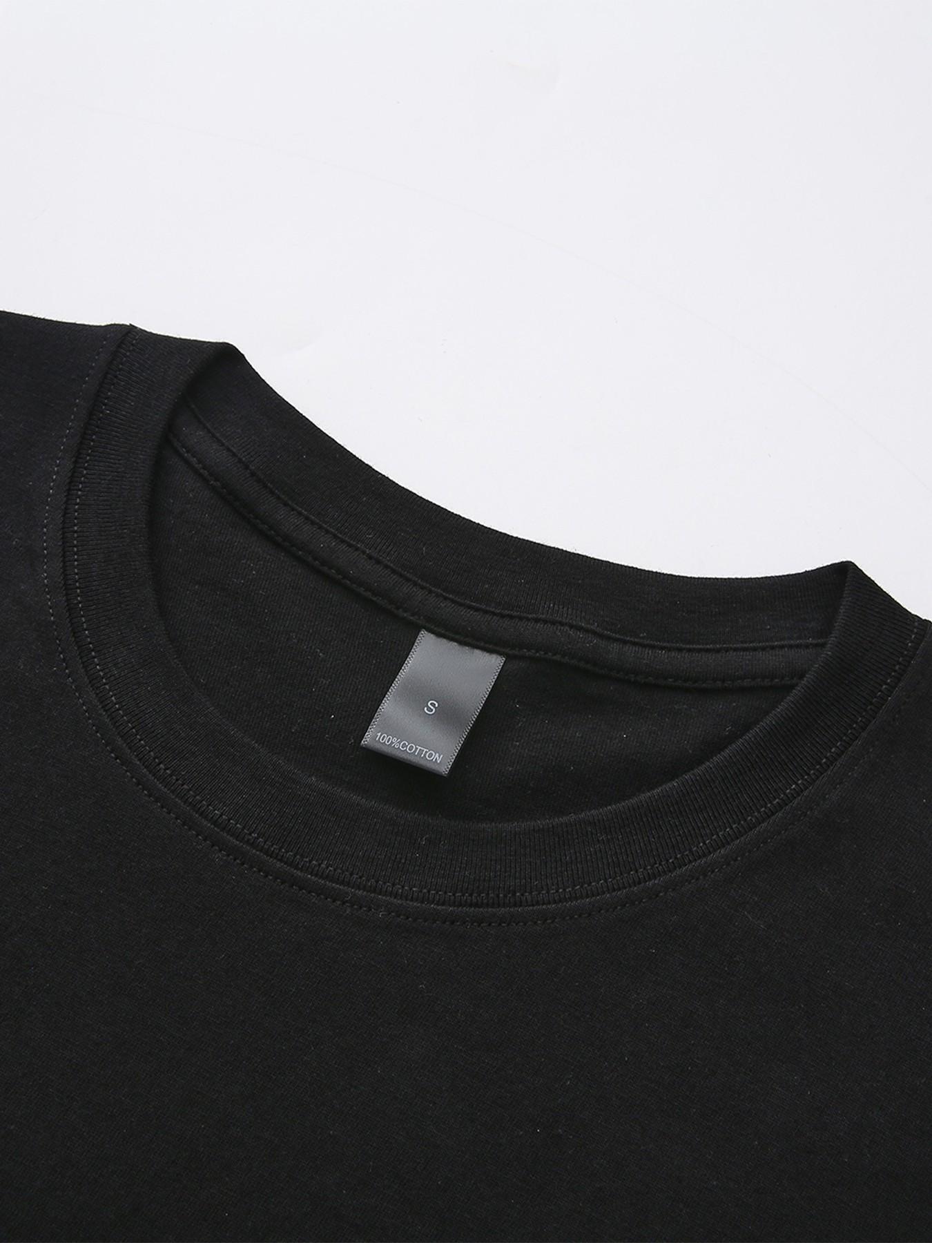 'gaslighting Is Not Real' Anti-Pua Cotton T-Shirt, Summer New Arrival, Men's Street Style, Breathable Short Sleeve, High Street Fashion