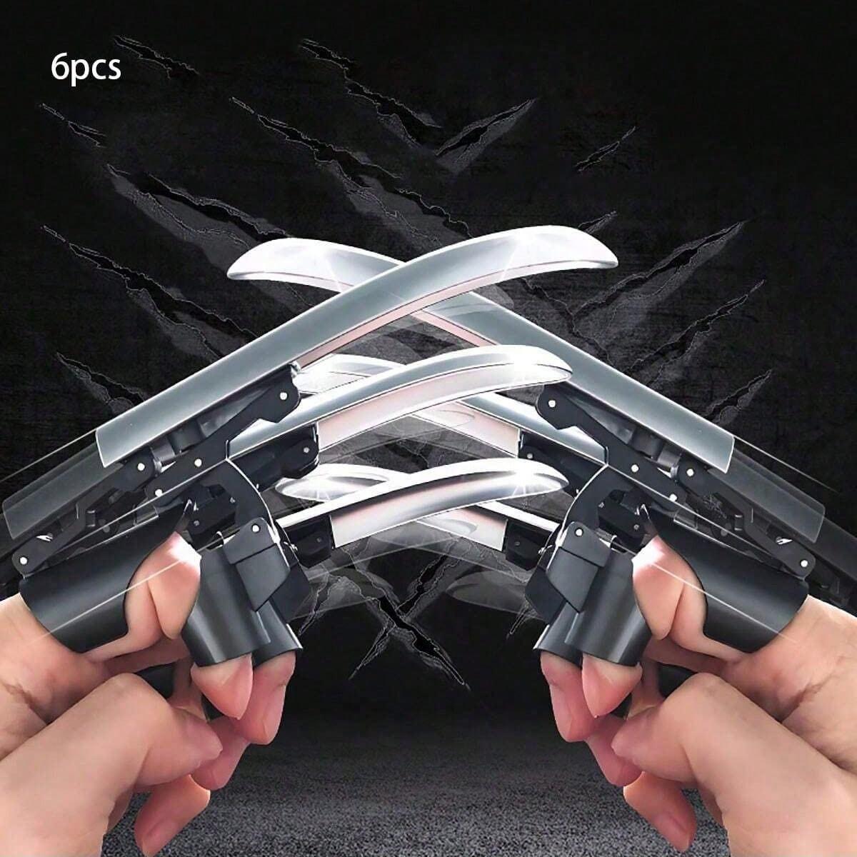 Mechanical Wolf Claw Costume Prop, Retractable and Foldable, Flexible Knuckles, Ghost Hand Claw Decoration, Escape Room Role-Play Accessory