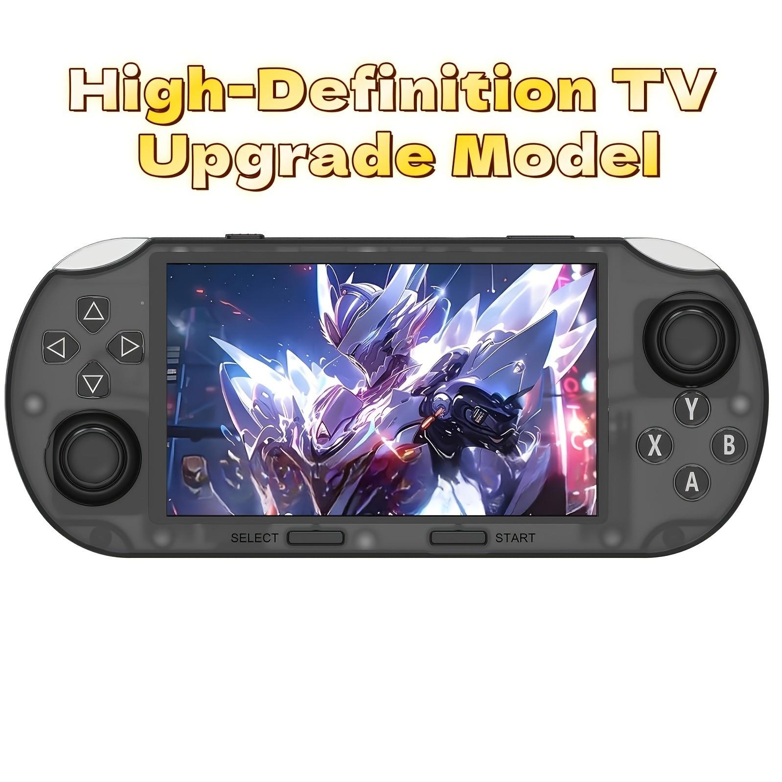 Upgraded Sf3000hd Retro Handheld Game Console, 4.5 Inch IPS Screen, Comfortable Grip, High Performance Open Source, Portable & Practical