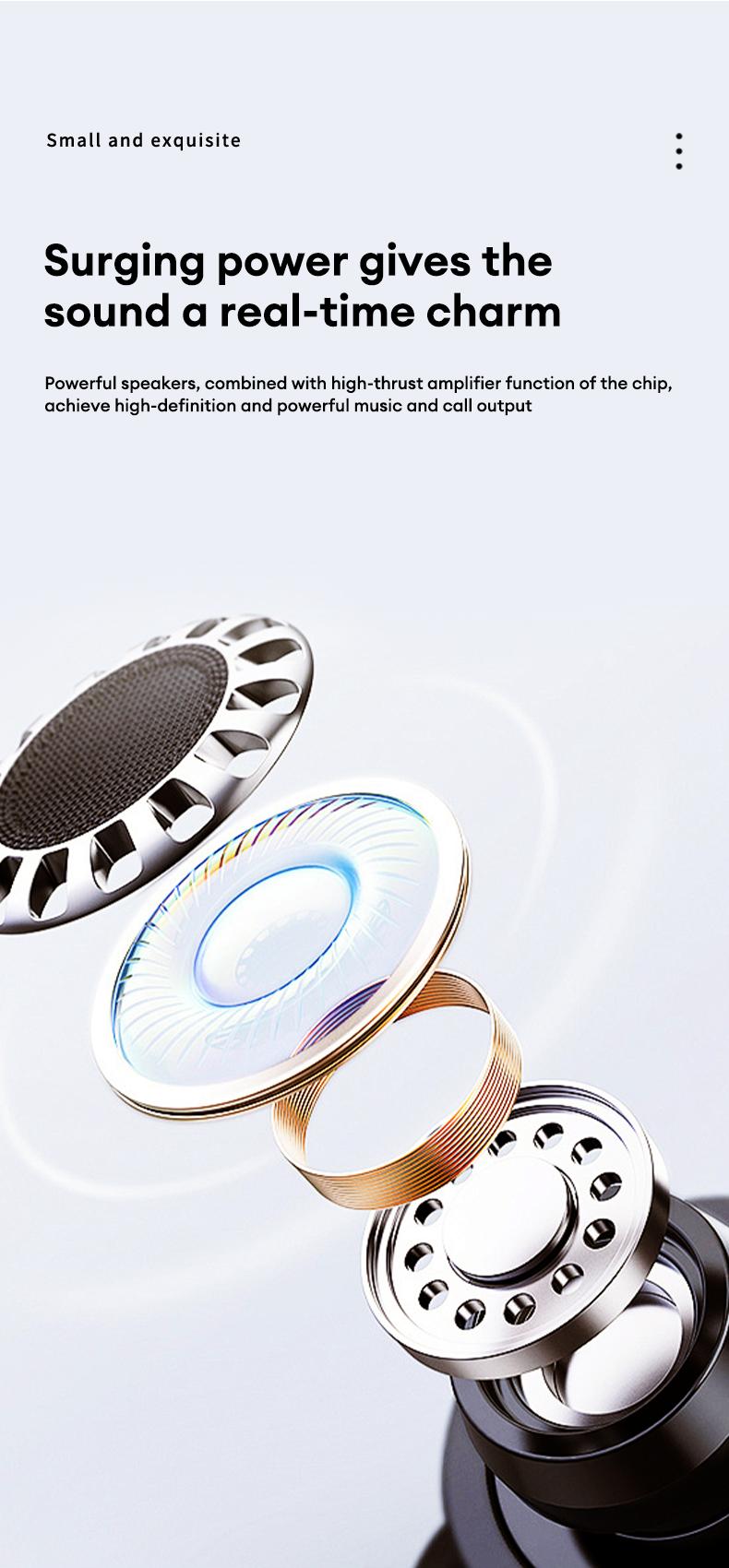 PAXA X15 PRO Earphone Wireless Bluetooth 5.4 OWS Waterproof Sport Headsets Noise Reduction Headphones Audio  Electronic