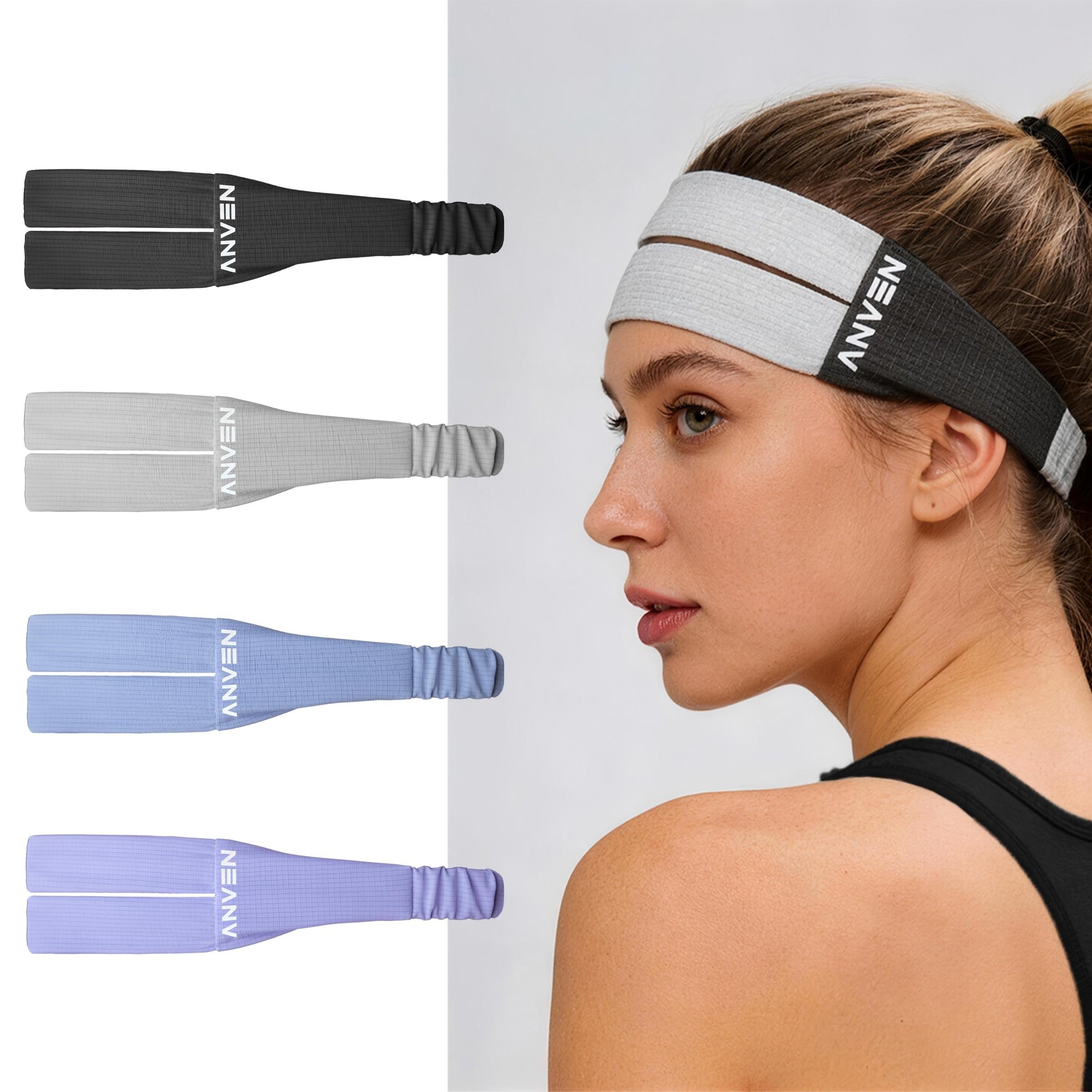 3-Pack Unisex Multifunctional Hair Bands, Lightweight Breathable Sweat-Proof Headbands, Elastic Skin-Friendly, Ideal for Various Sports