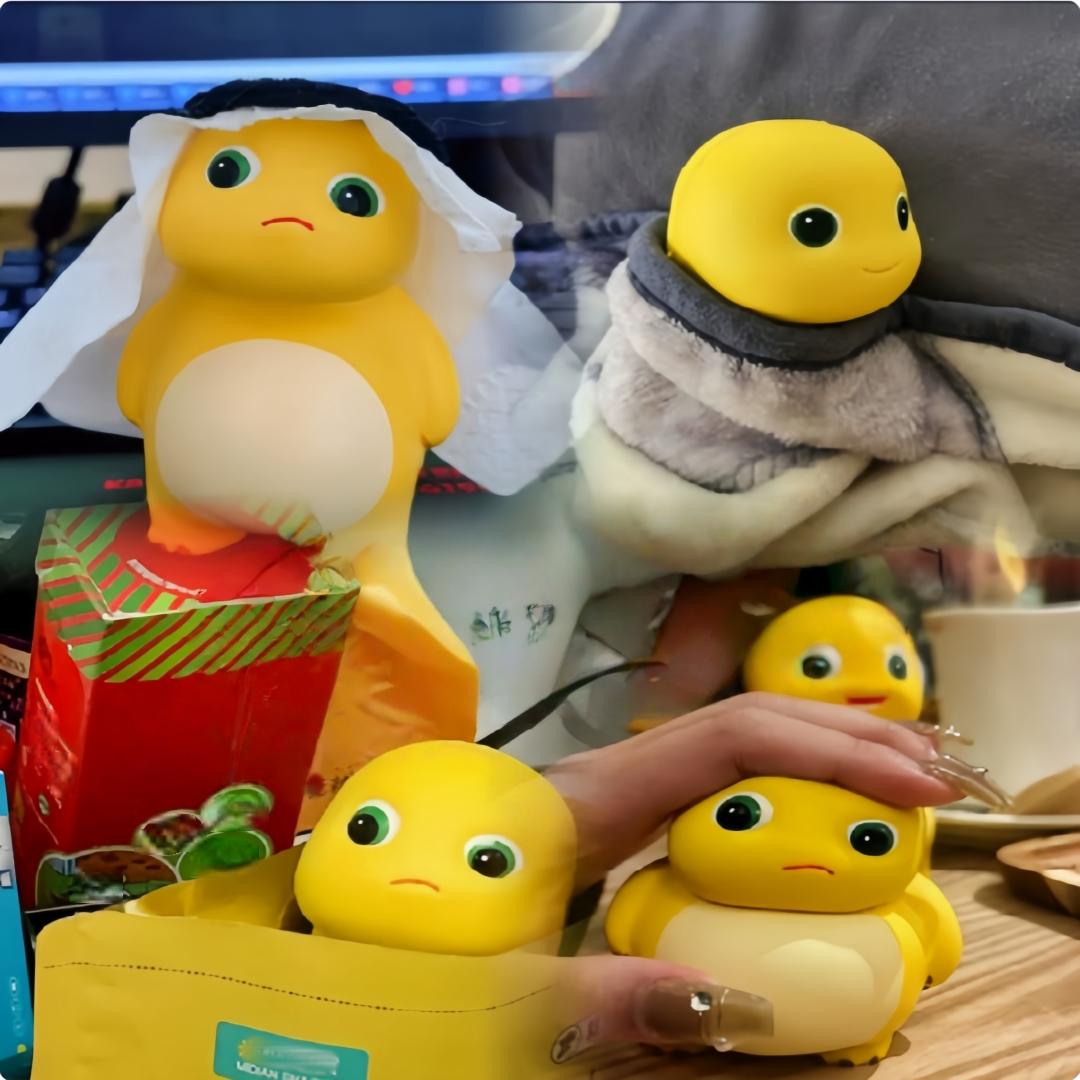 2/4PCS “I Won't Give In” / Headphone Nailong Dragon Squeeze Toy–Stress-Relief Tool, Venting Tool,Internet-Famous Cute and Funny Gift, Tilted-Head Nailong “I Won't Give In” Squeeze Toy – Slow-Rebound Stress-Relief and Venting Tool,Stress-Relief Plush