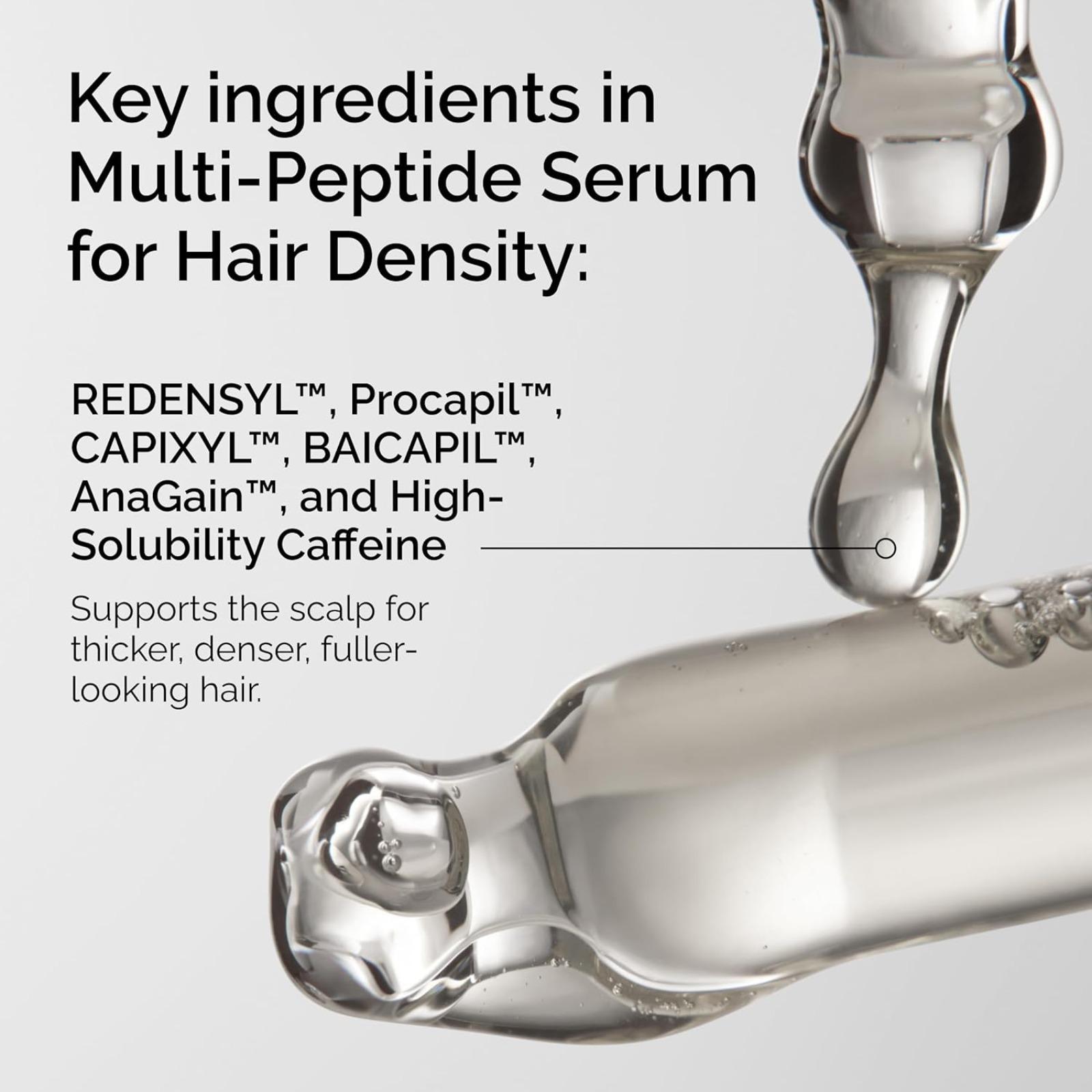 Multi-Peptide Serum for Hair Density, Peptide-Powered Formula for Thicker, Fuller Looking Hair