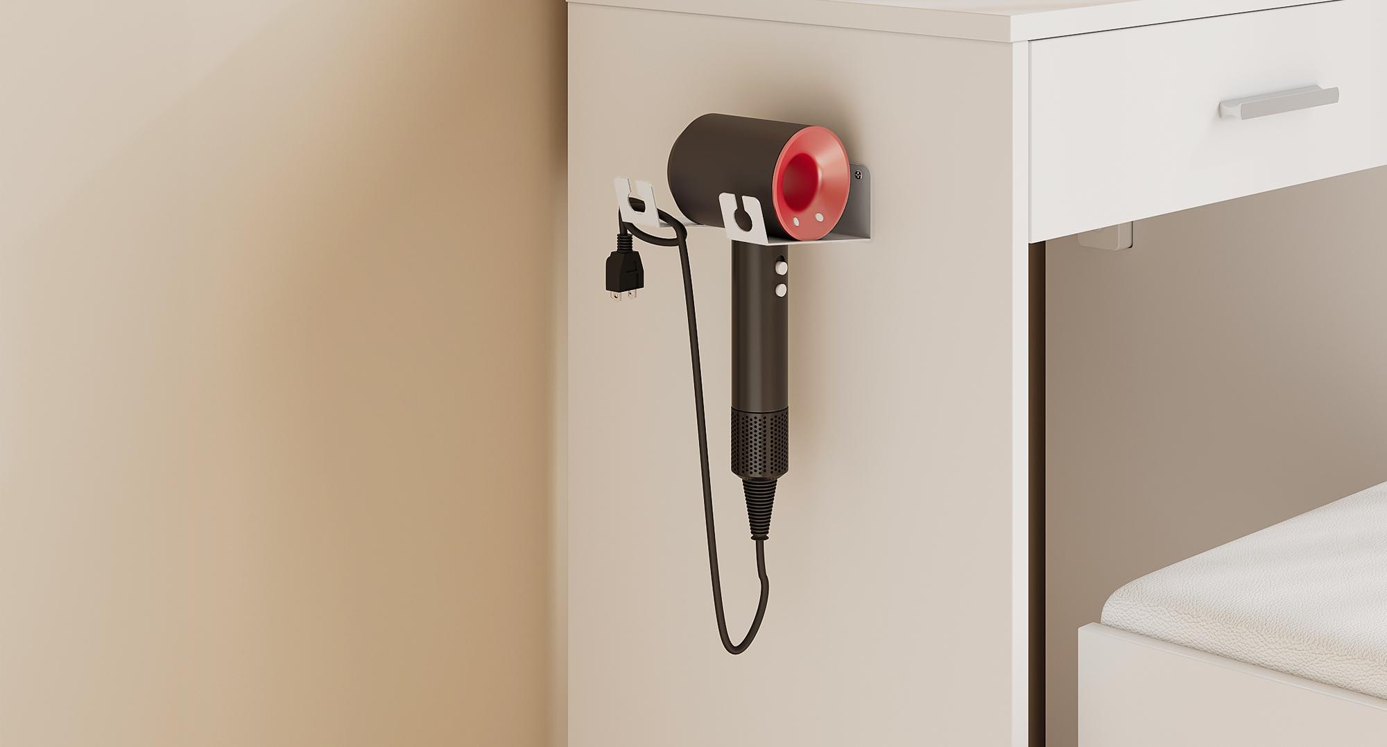 Small Makeup Vanity Desk with Mirror and Lights, 26.4" Small Vanity for Small Space with Stool and Charging Station, Compact Vanity with 3 Color Lighting Modes (White)