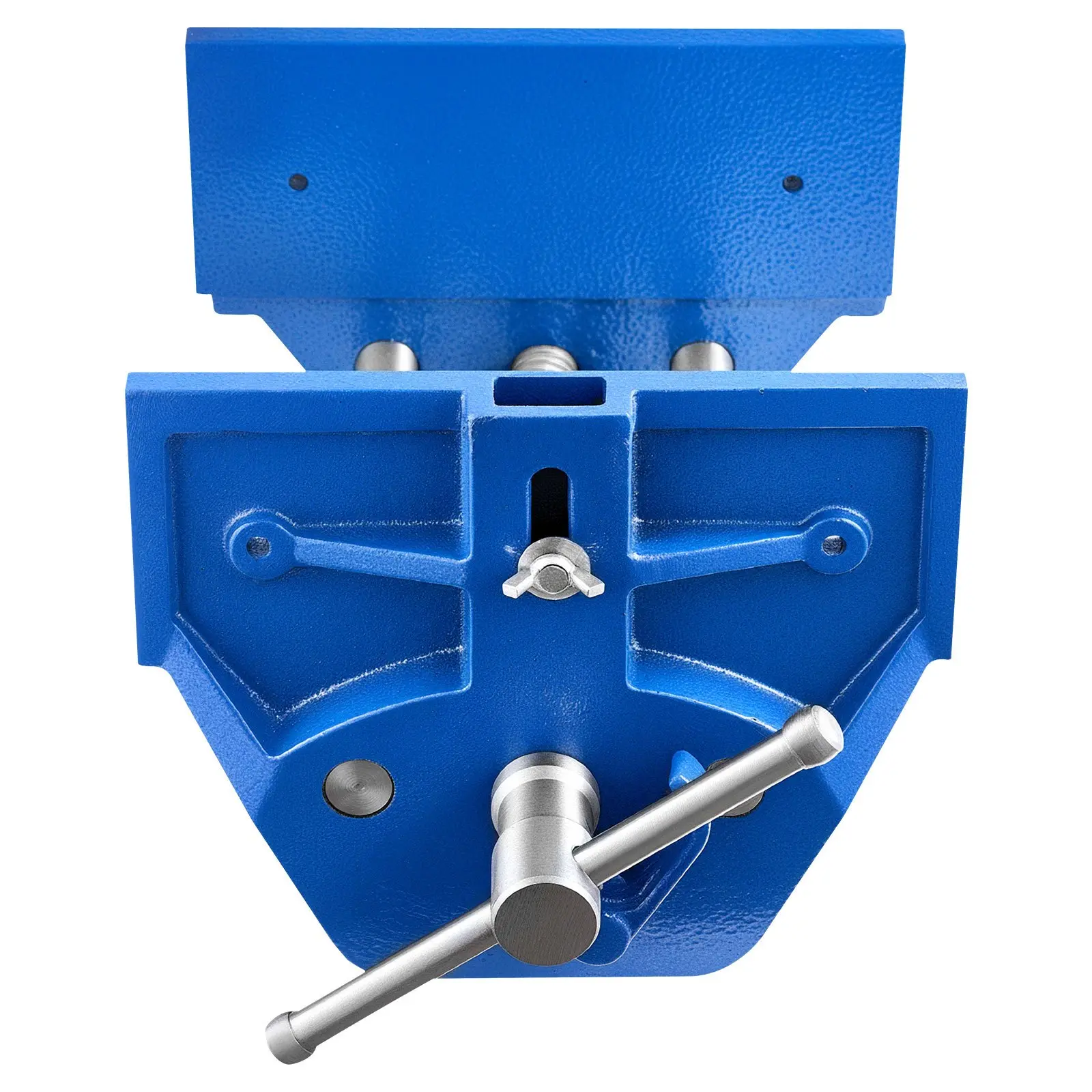 VEVOR Woodworking Vise, 9 Inch Jaw Width, Quick Release Wood Bench Vise, 10.2 Inch Max Jaw Opening, Heavy-duty Cast Iron Construction, Adjustable Front Stop, Workbench Vice, for Woodworking Drilling