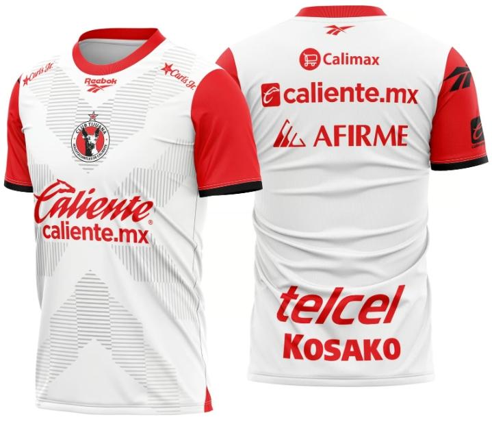 2026 Mexico Tijuana Club Football Shirt Men's and Women's Fashion Sports Short sleeved T-shirt