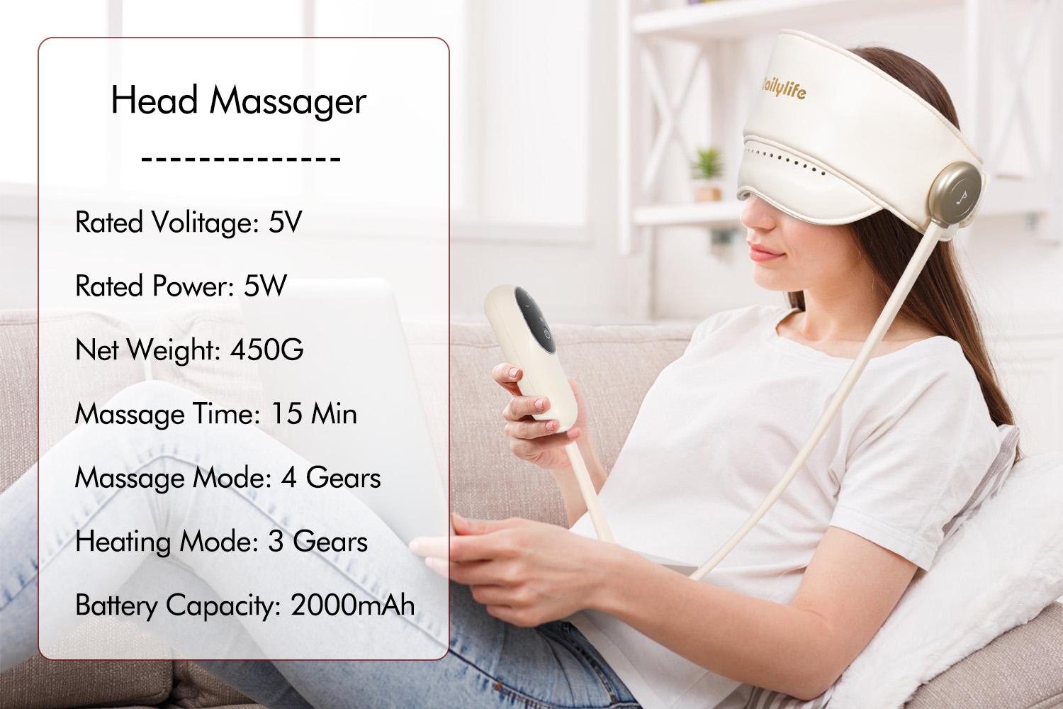 Head Massager, Forehead Massage for Migraine Relief Cap Help Sleep Temple Massager with Heated Eye Mask, Head Wrap Massage Tool, Insomnia Pressure Relief Device, Perfect Present for Man/Woman Thanksgiving, Christmas, New Year gift Head Massager, Forehead Massage for Migraine Relief Cap Help Sleep Temple Massager with Heated Eye Mask, Head Wrap Massage Tool, Insomnia Pressure Relief Device, Perfect Present for Man/Woman Thanksgiving, Christmas, New Year gift