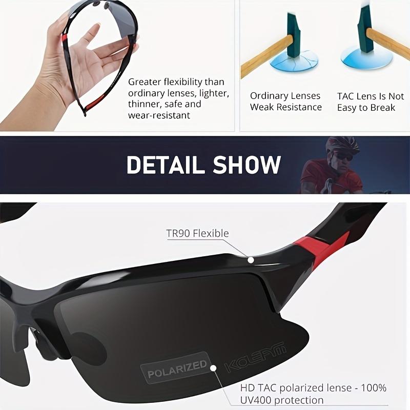 Windproof and anti-fog sports fashion glasses, non-prescription protective eyewear, anti-slip design, suitable for outdoor cycling and running