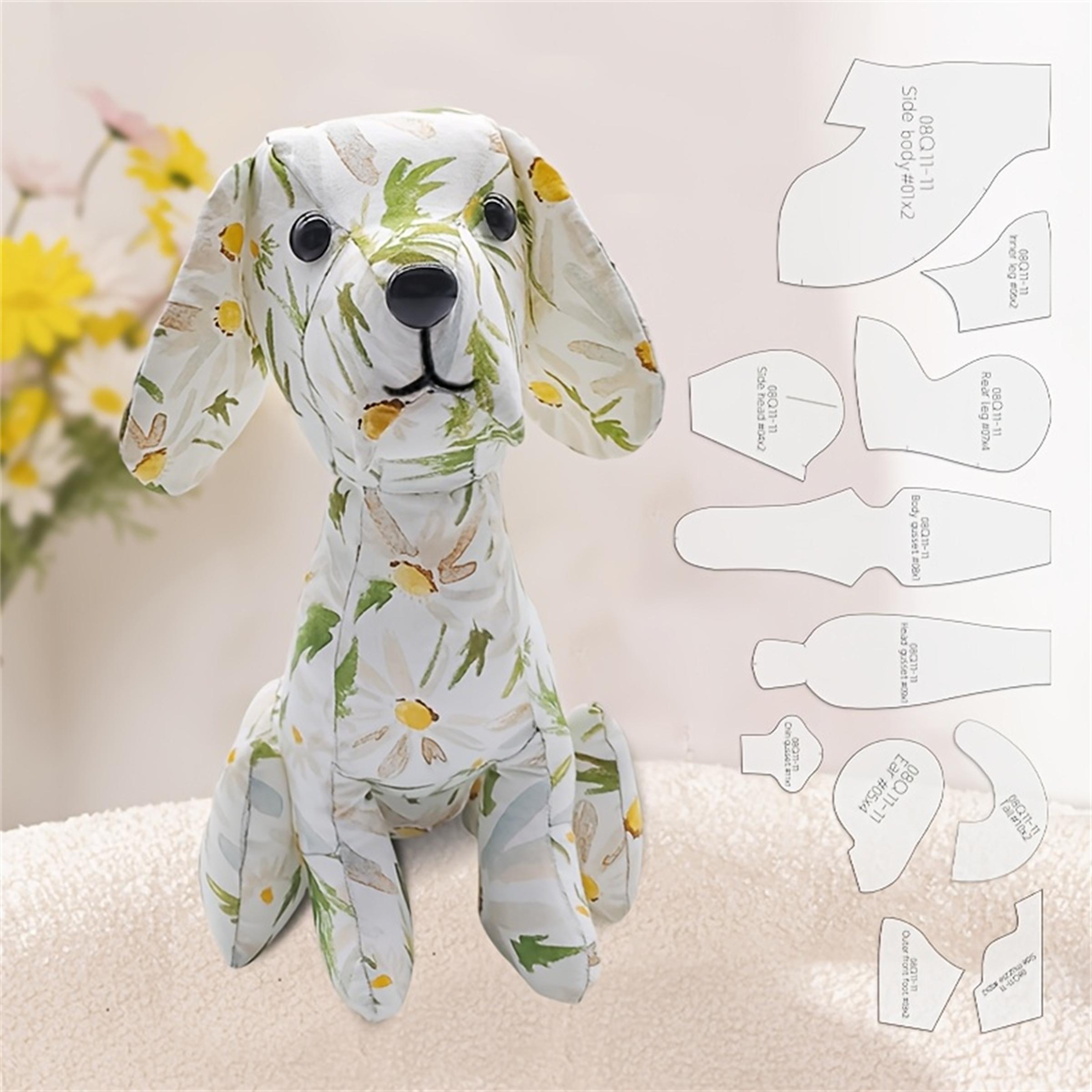 11pcs Beagle Dog Making PET Templates DIY Dog Shape Pattern Quilting Stencils Handcrafted Sewing Tool Stencil Handmade Decoration Birthday Holiday Gift
