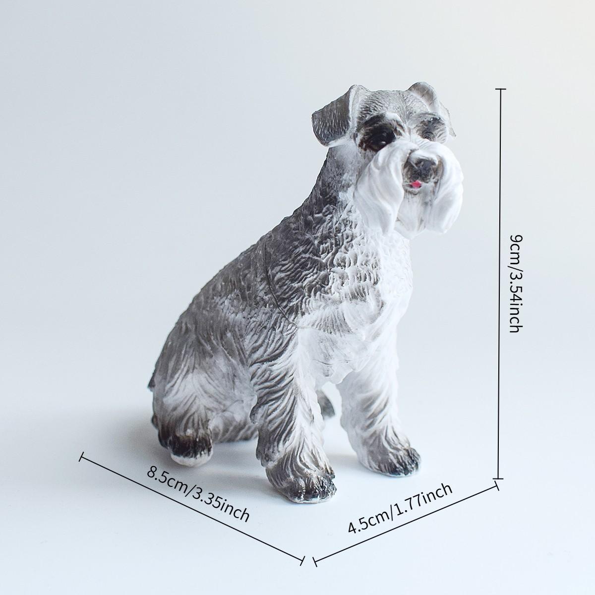 2 PVC Dog Models, Shih Tzu & Golden Retriever, Cute Pet Decor, Desktop Ornament, Birthday Gift, Party Favor, Holiday Present, Still Life Photography