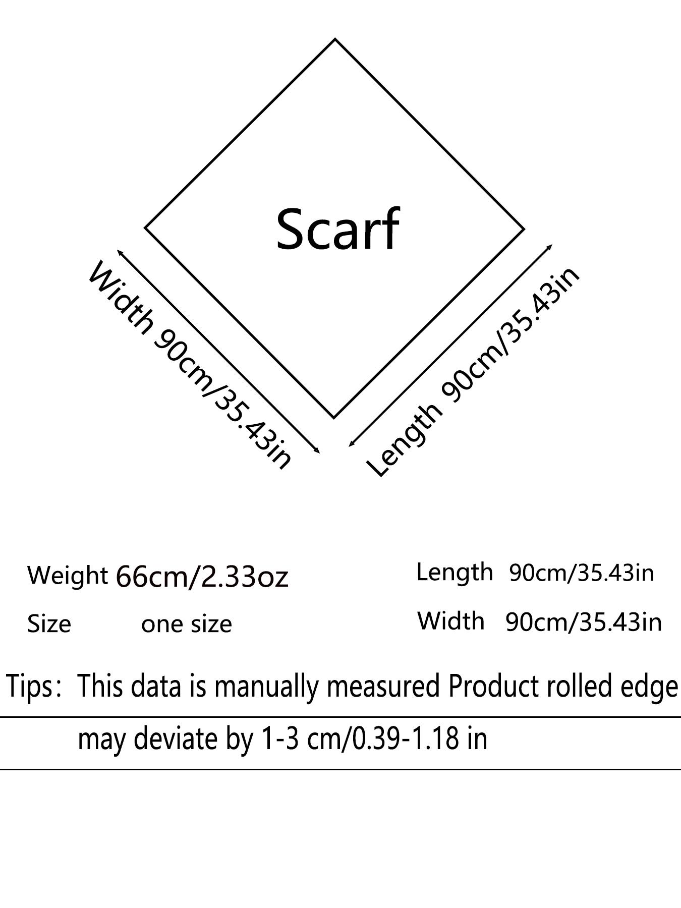 Fashionable Chain Print Scarf, Loose Fit, Versatile Neck Wrap Shawl Headscarf, Suitable for Travel Dating Decoration, Air Conditioning Room Use