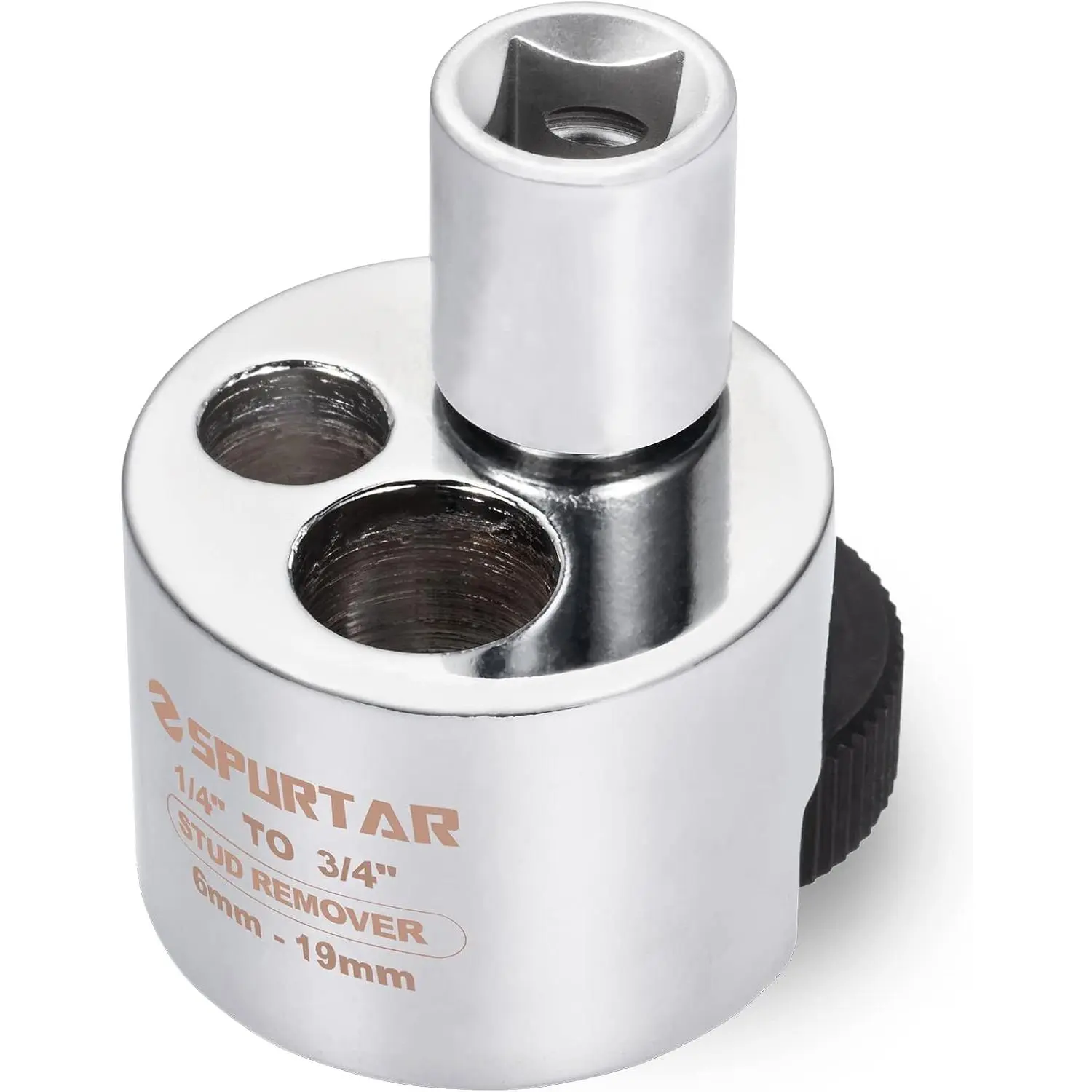 1/2'' Drive Stud Remover Bolt Extractor Nut Splitter 1/4" to 3/4" | fit 6 to 19mm, Knurled Roller and Cam Lock, for Broken  or Seized Nuts, Grip Rounded Damaged Rusted Tight Screws