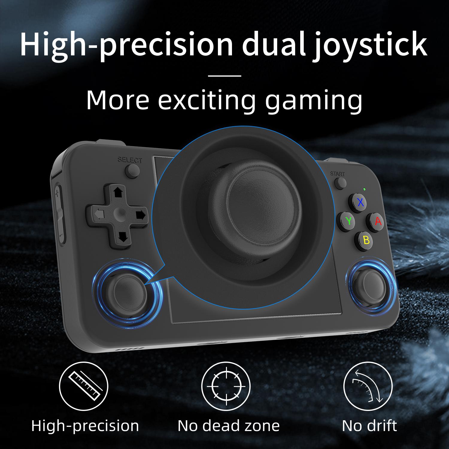ANBERNIC RG35XX H Hand-held Consoles For Playing Video Games 3.5-inch IPS 640*480 Screen RG35XXH Retro Game Player 3300 mAh 5000+ Games Linux 64-bit System Holiday Gifts