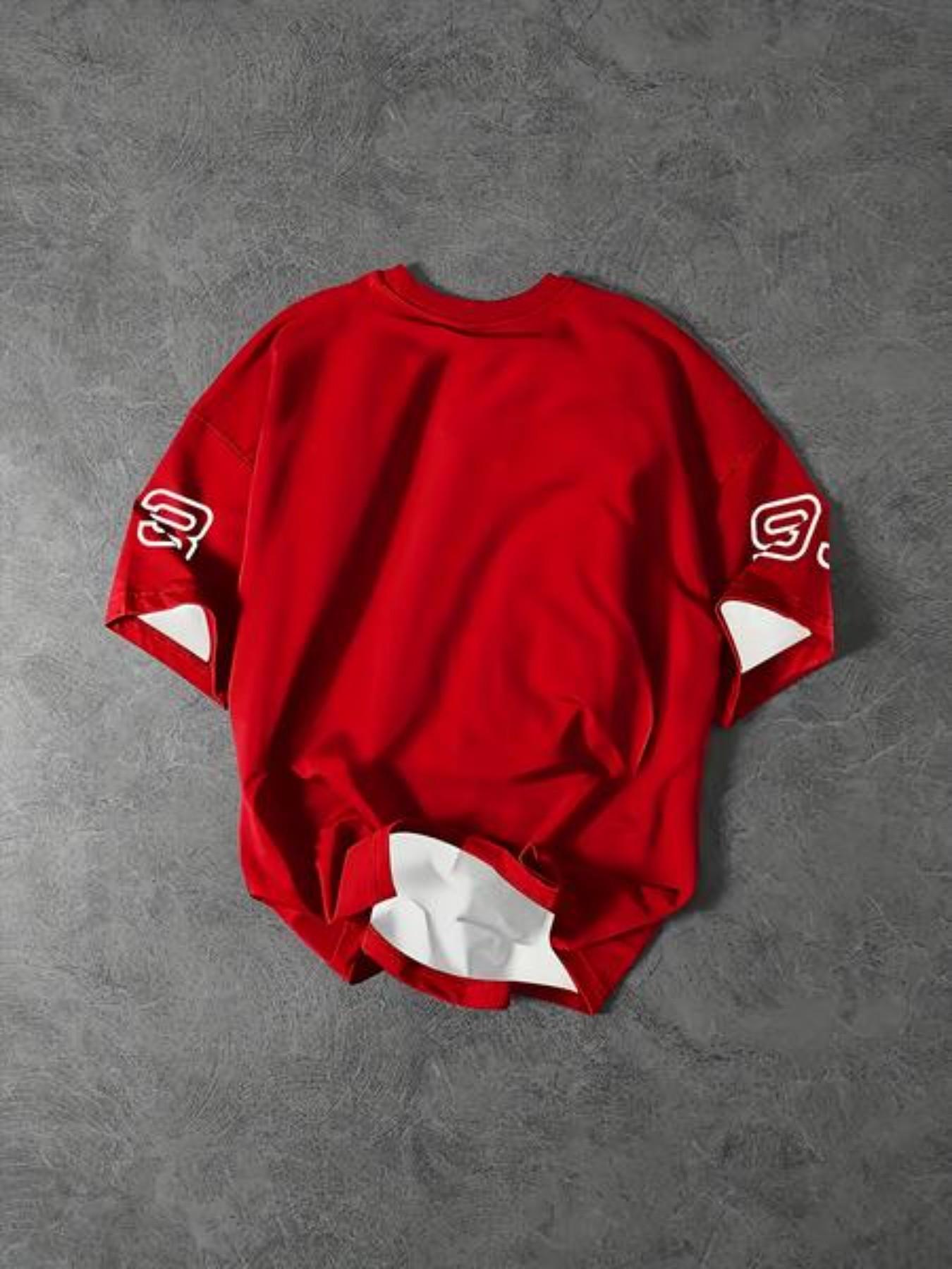 Honduras Football Team Stylish Jersey, Geometric Pattern, Fitted Style, Medium Fabric Thickness, Casual Wear, All Seasons, Unisex