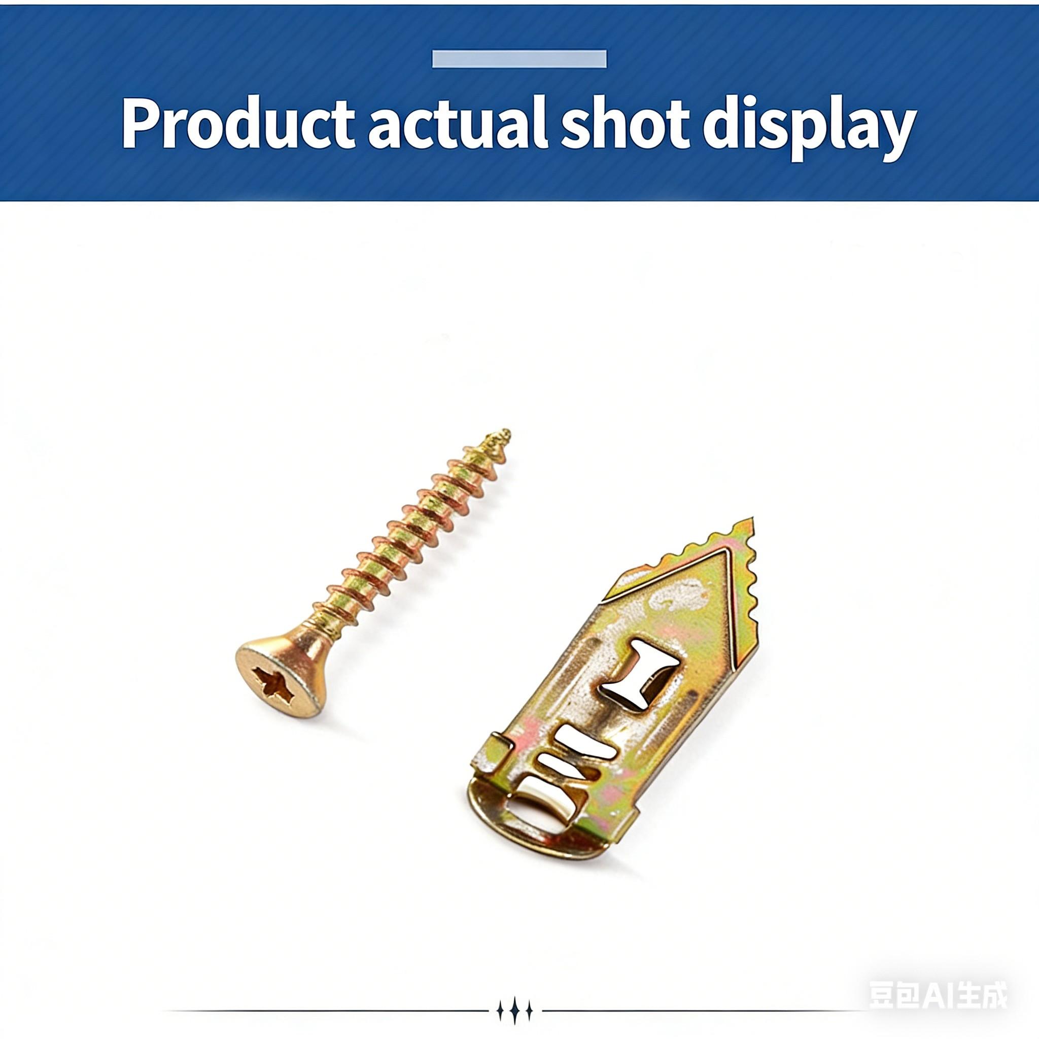 40pcs Self-Drilling Drywall Anchors and Screws Kit, 12x30mm, No Pre-Drilling Needed, Supports Up to 60 Lbs, Ideal for Home and Office