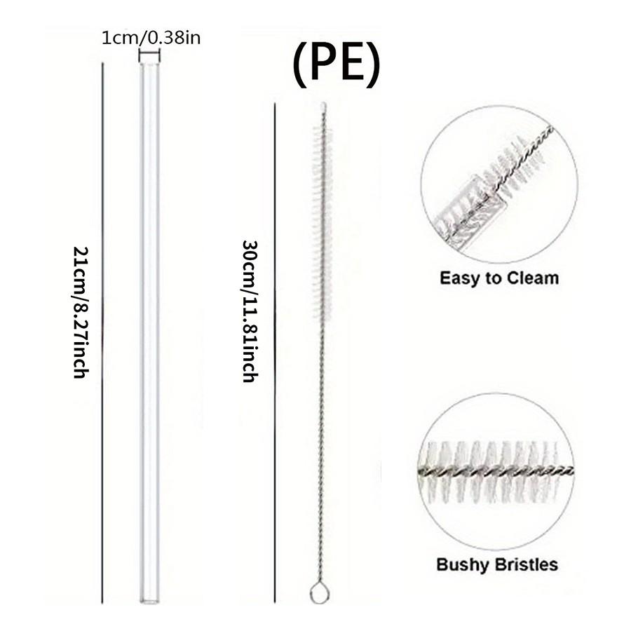 5 or 10 Pack Stainless Steel Effective Cleaning Brushes for Reusable Kitchen Tools, Perfect for Glassware and Metal Straws