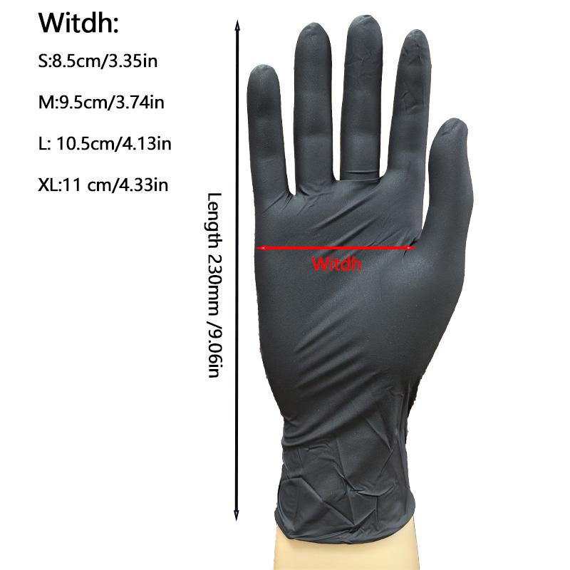 Nitrile Gloves, Disposable Gloves, Durable Cleaning Gloves, Multi Purpose Glove for Home Cleaning, Kitchen Dishwashing, Bathroom Cleaning, Pets Bathing, S/m/l/xl Sizes Available
