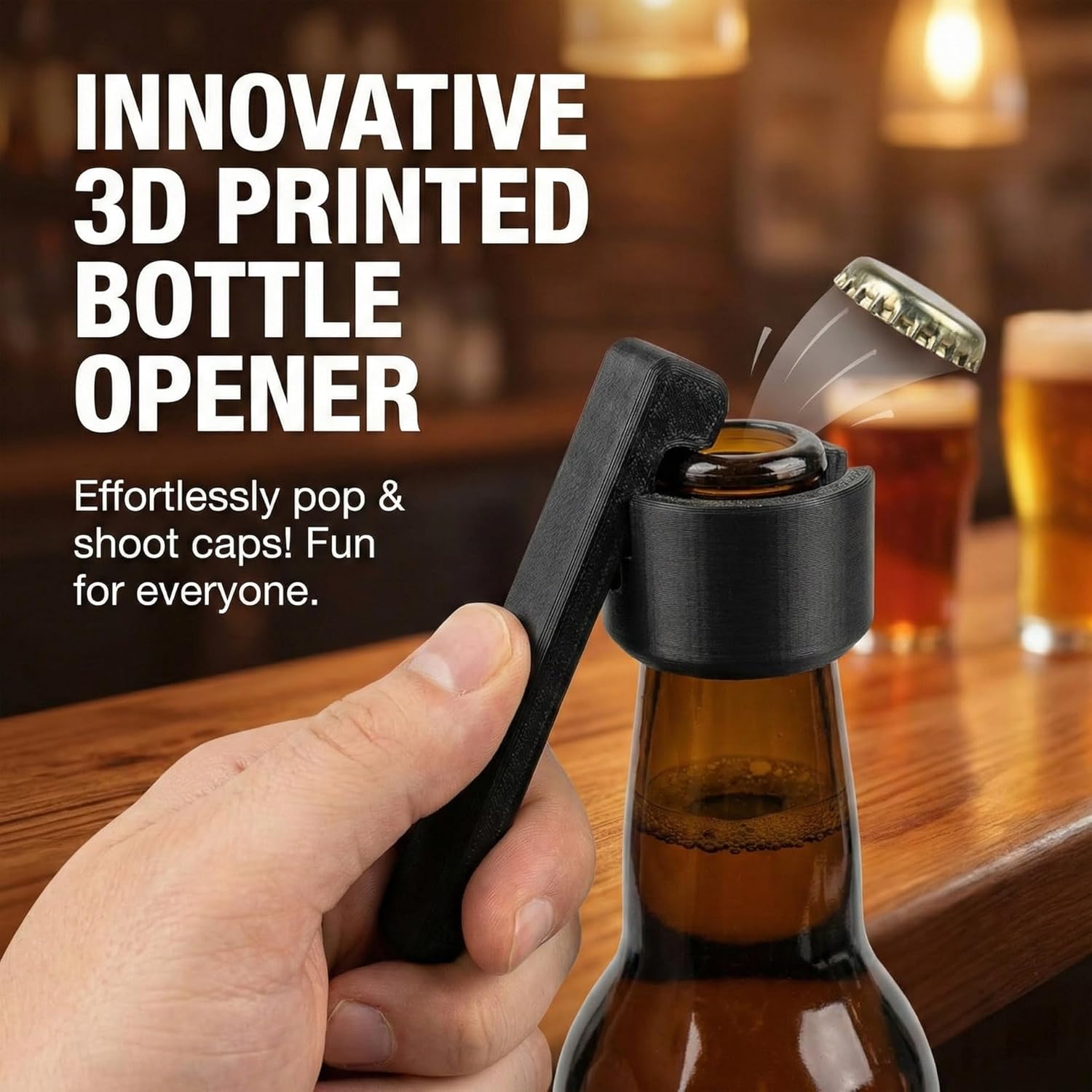 3pcsBottle Cap Launcher, Bottle Opener, Bottle Cap Shooter of Different Beer Bottles, Cap Blaster for Beer, Soda, And Wine Bottles, Perfect for Parties, Gatherings & Gifts (330/500ml) 3pcsBottle Cap Launcher, Bottle Opener, Bottle Cap Shooter of Different Beer Bottles, Cap Blaster for Beer, Soda, And Wine Bottles, Perfect for Parties, Gatherings & Gifts (330/500ml)