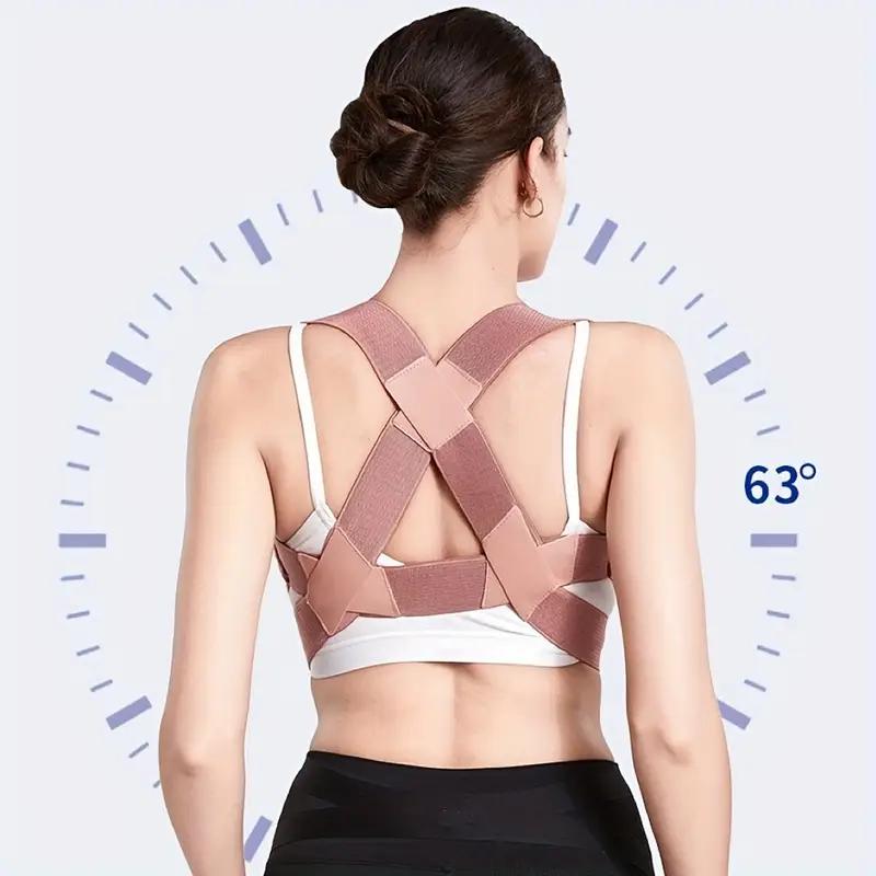 Adjustable Posture Corrector Back Brace, Invisible Support Belt for Kyphosis, Comfort Fit Shoulder Strap, Ideal for Daily & Outdoor Use