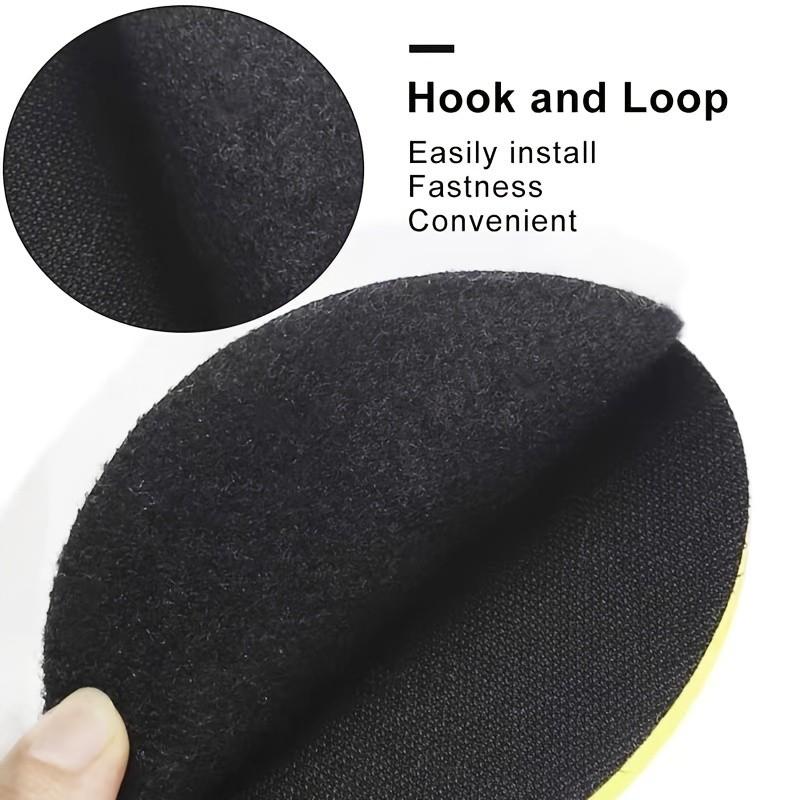 5pcs Set of Car Polishing Pads Designed for Drills - Including 3'' or 4'' Buffing Pads, Backing Plates and Adapter, Fit for Sanding, Polishing and Waxing Pads