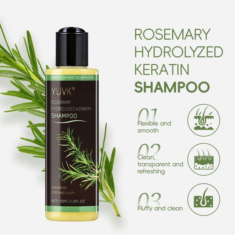 Rosemary Shampoo for Women and Men, Moisturizing Hair Shampoo, Nourishing Formula, Gentle Cleansing, Daily Use, Ideal for All Hair Types