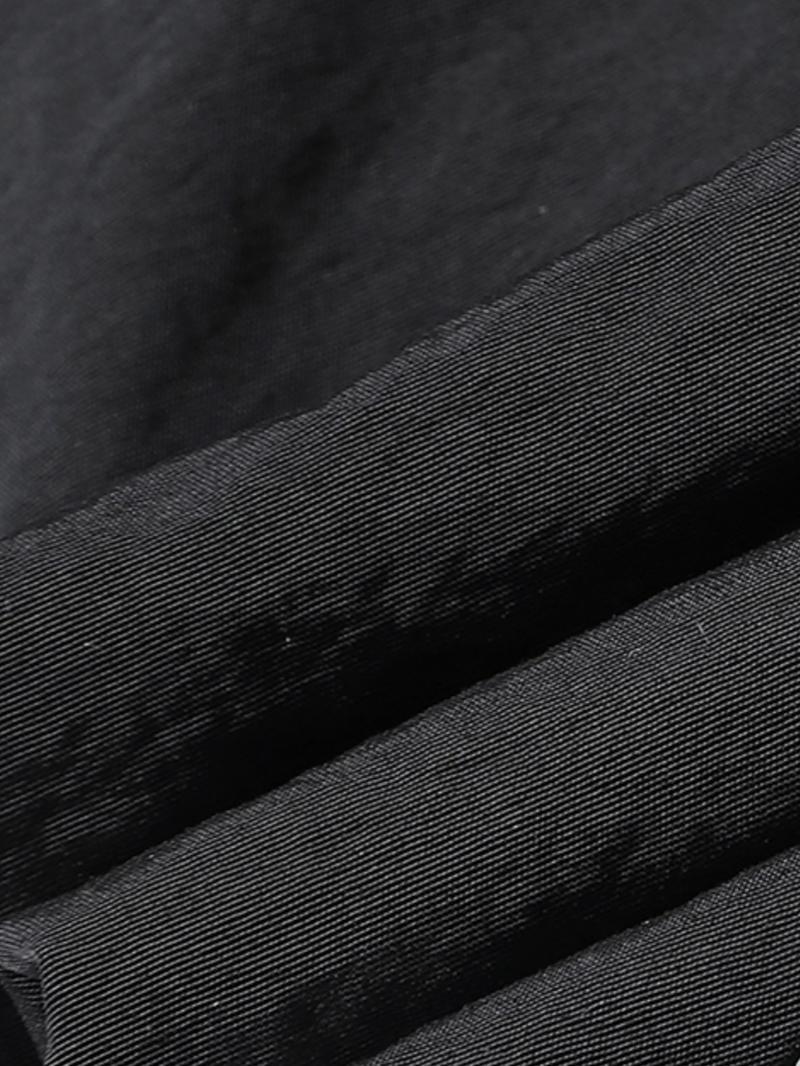 Men's Fashion Print Casual Outdoor Pants, Loose Fit Gym Shorts, Waist Drawstring, Elastic Cuff Design, Nylon Fabric, Lightweight Comfort