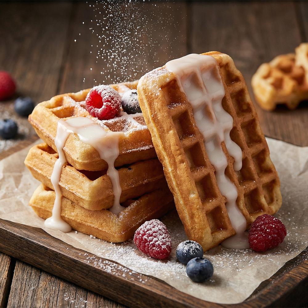 Simulation Waffle Silicone Mold DIY Handmade Creative Multi-purpose Dessert Decoration Decoration Scented Candle Kneading Mold for Handmade Lovers