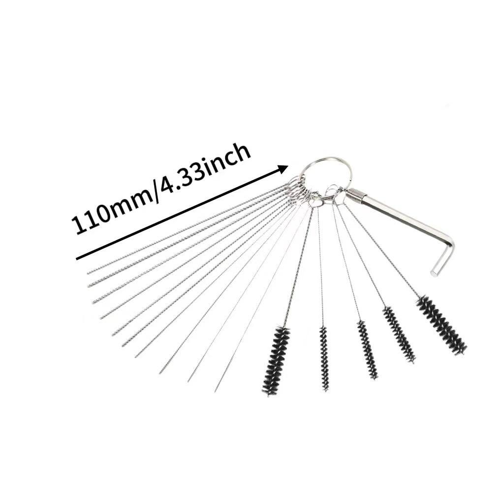 Carburetor Cleaning Kit, Torch Tip Cleaner Tool For Motorcycle, Lawnmower, Atv, Chainsaw, Spray Gun, Small Engine, Premium Torch Tip Cleaner, Carbons Dirt Jet Remove, Suitable for Auto, Motorcycles, ATV, Welder, Lawn Equipment