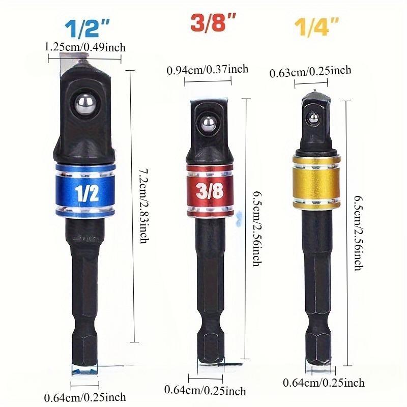 Hexagonal Quick Connector Conversion Head, Combination Pack