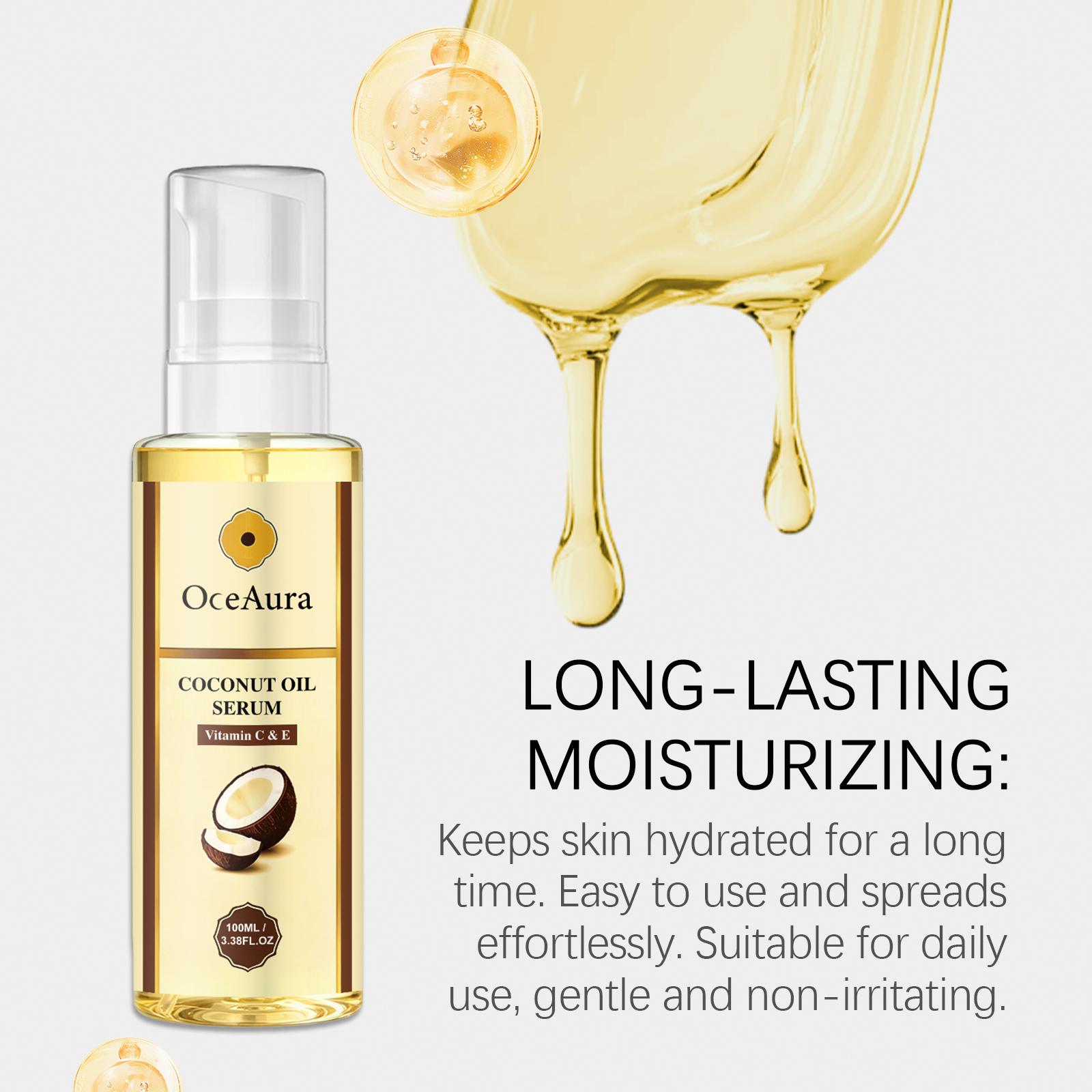 Coconut Moisturizing Essence, Plant Extracts for Hydration, Lightweight and Absorbent, Nourishing Skin Care Formula, Hydrating Radiant Glow