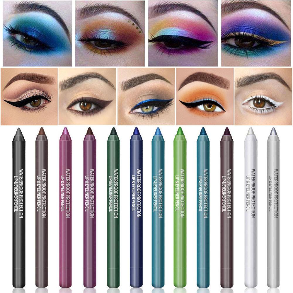 12 Colour Eyeliner Pencil Free Sharpener Cosmetic Set Water Sweat Resistant High Shine Pearl Smoky Punk Goth Eyeliner Back To School Lipliner Makeup 12 Colour Eyeliner Pencil Free Sharpener Cosmetic Set Water Sweat Resistant High Shine Pearl Smoky Punk Goth Eyeliner Back To School Lipliner Makeup