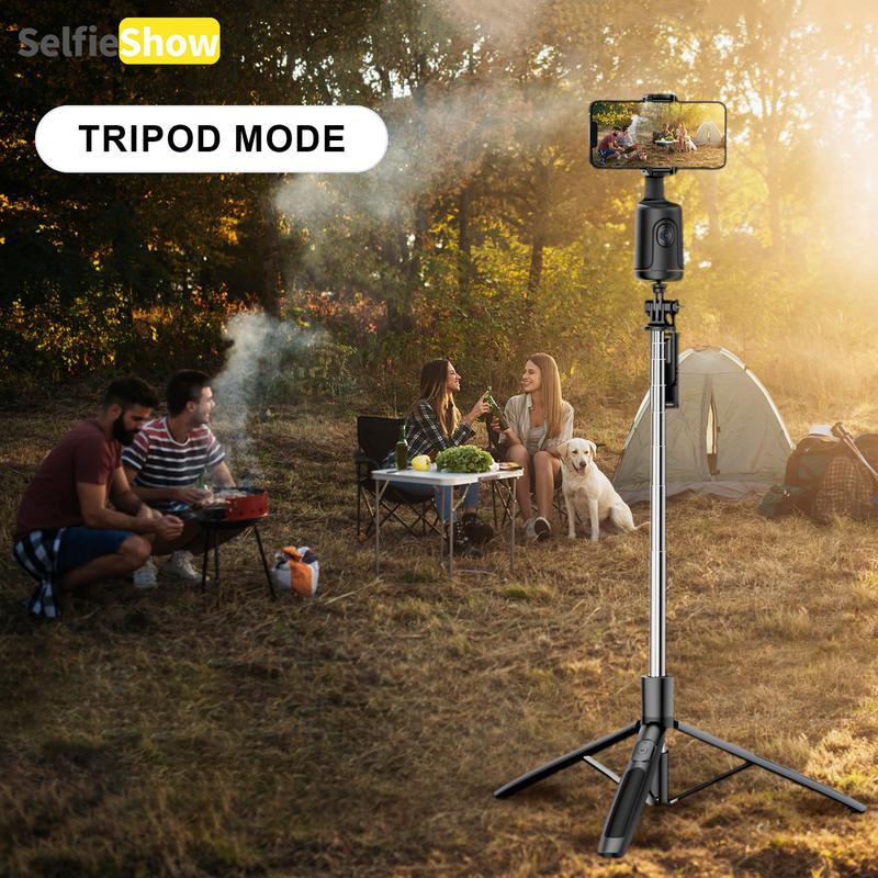 Smart AI Facial Recognition Phone Tripod, 360° Pan & Tilt, Panoramic Tracking & Stabilization for Home & Outdoor Use #TOP PICKS