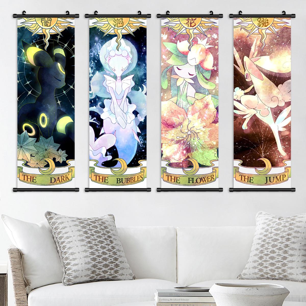 Cartoon Animal Pattern Wall Art, 4 Counts/set Cute Decorative Painting, Wall Decor for Home Living Room Bedroom Study Room