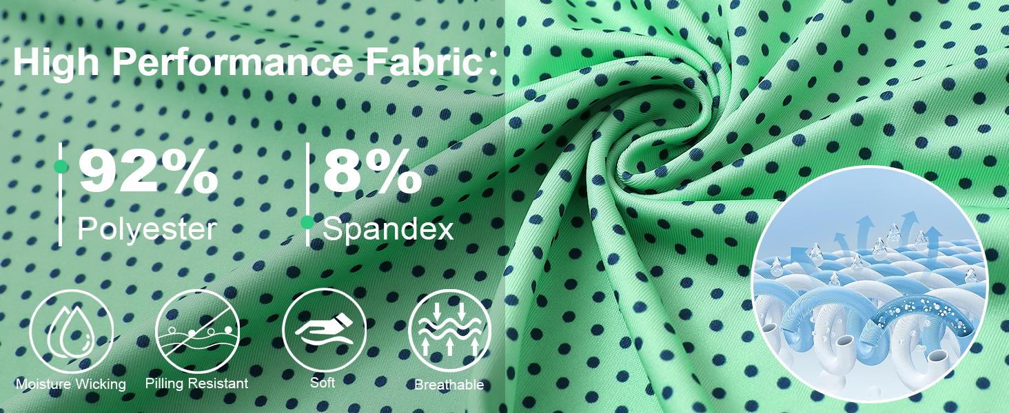 M MAELREG Men's Polka Dot Print Polo Shirt, Performance Golf Shirt, comfortable lapel shirt, stylish casual tops, men's T-shirt,Outdoor Tops SpringStatements