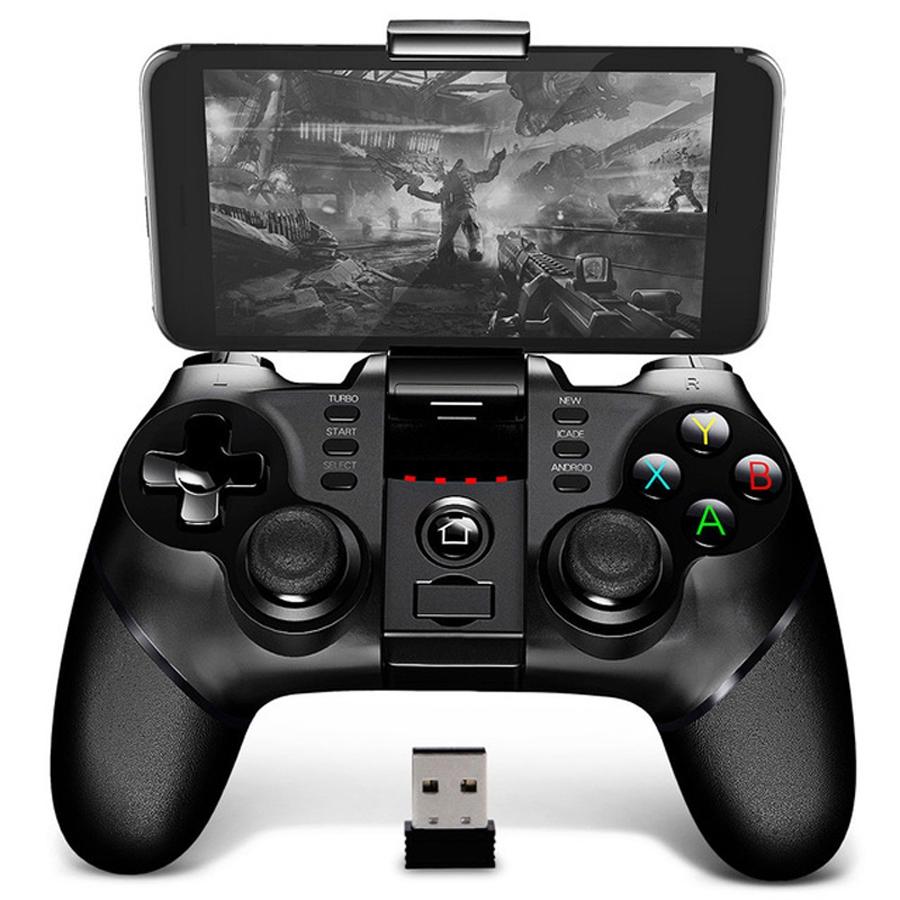 Wireless Gamepad, Bluetooth + 2.4G Wireless Game Controller with Receiver, Gamepad for iPhone Android PC Playstation 4 3 PS4 PS3 Nintendo Switch, Premium Gaming Controllers, Gaming Console Accessories