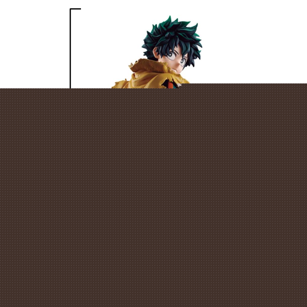 Anime figure MHA Hero Academia Midoriya Izuku Standing pose action Action Figure pvc War-damaged cloak style Model Toy Gift 21cm