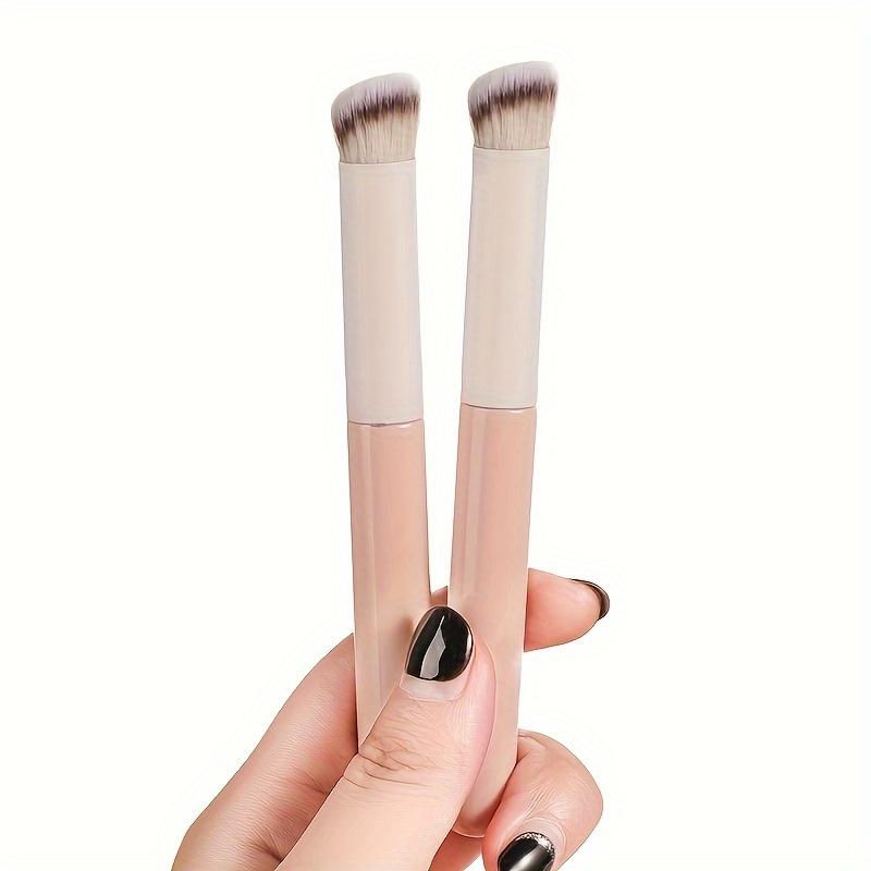 2-Pack Concealer Brush – Oil-Free, Vegan & Cruelty-Free, Precise Spot & Under-Eye Coverage, Soft Polyester Bristles, ABS Handle, All Skin Types, Soft Cosmetic Brushes