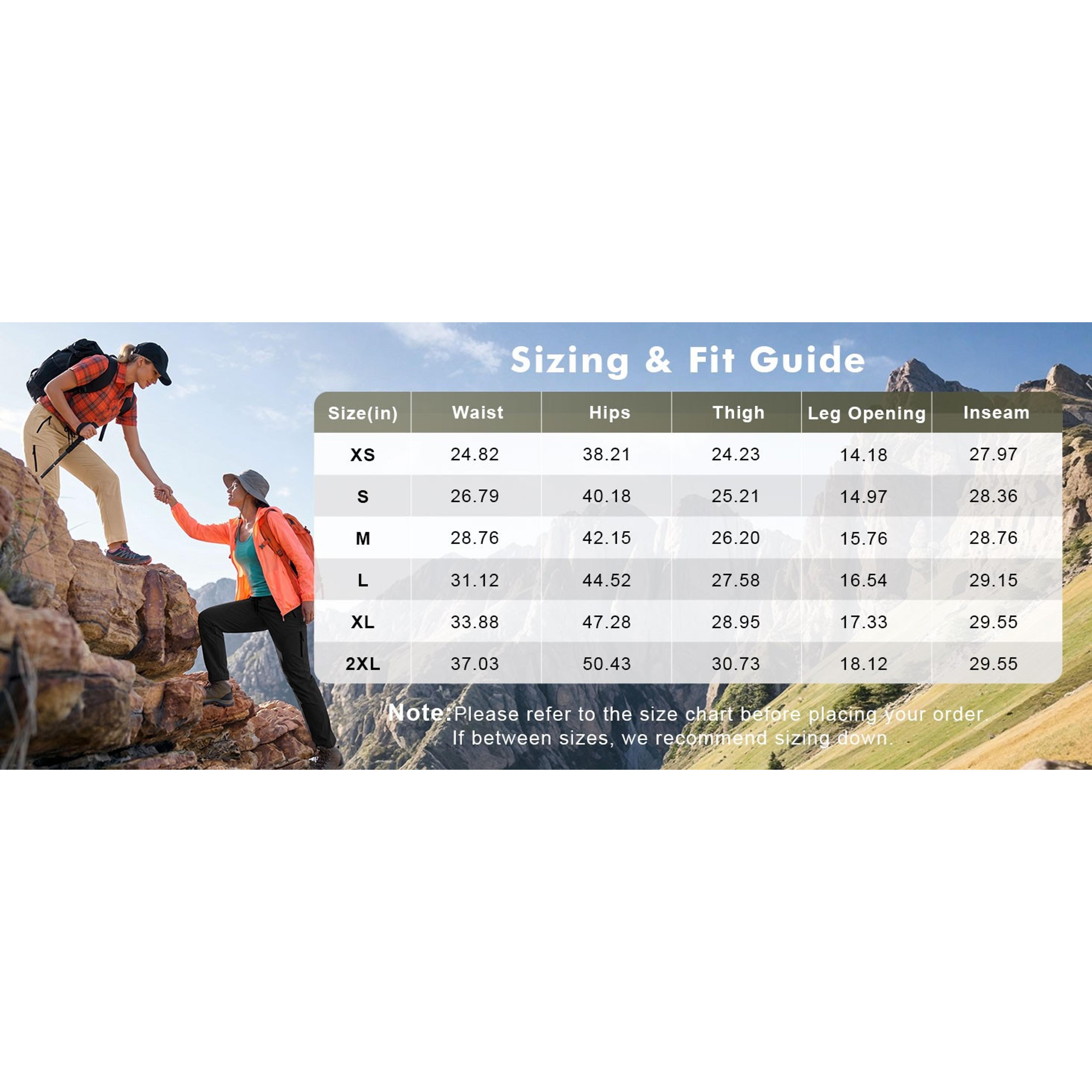 Women's UPF 50+ Water-Resistant Quick-Dry Stretch Hiking Cargo Pants with 5 Zip Pockets Women's UPF 50+ Water-Resistant Quick-Dry Stretch Hiking Cargo Pants with 5 Zip Pockets