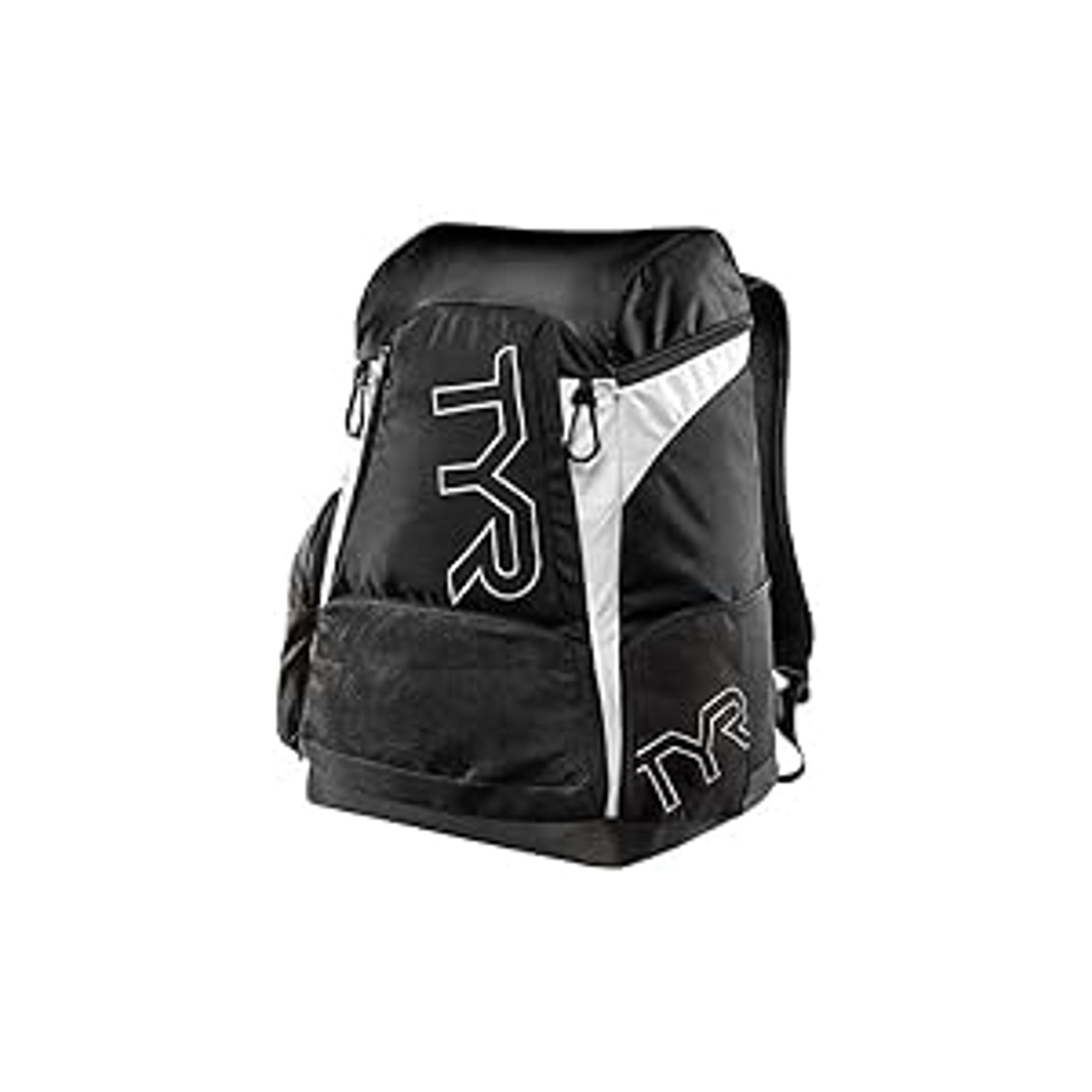 Big Mesh Mummy Backpack for Swim, Gym and Workout Gear, Black, 40-Liter Capacity - Heavy-Duty Mesh Backpack with Ventilated Wet/Dry Compartment, Perfect for Athletes and Travelers