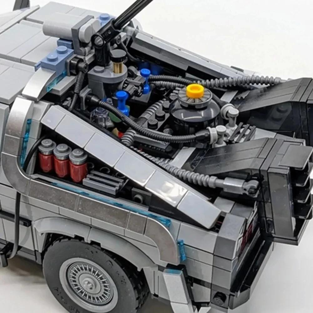 1872 Pieces Back to the Future Time Machine Building Block Sets, Adult and Kids Toy Gift, Educational Birthday Present for Boys and Girls