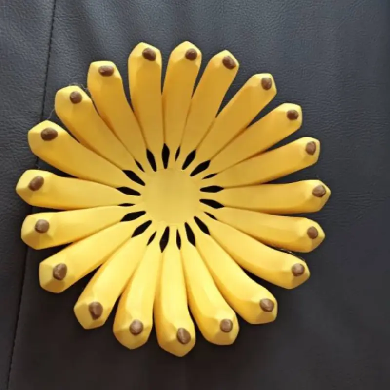 Creative Banana Shaped Fruit Tray, Home Living Room Desktop Storage Plate for Apples, Snacks & Candies, Decorative Plates