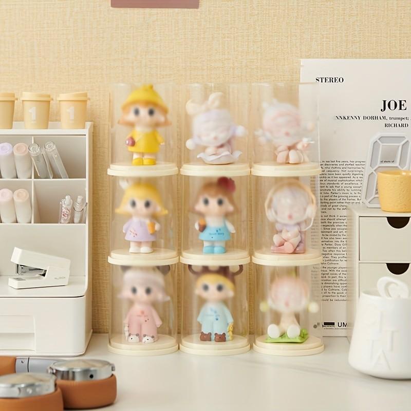Stackable Transparent Collection Display Jar, Perfect Guardian for Watches, Jewelry, Cute Collectible Figurines, Blind Boxes, Memorabilia