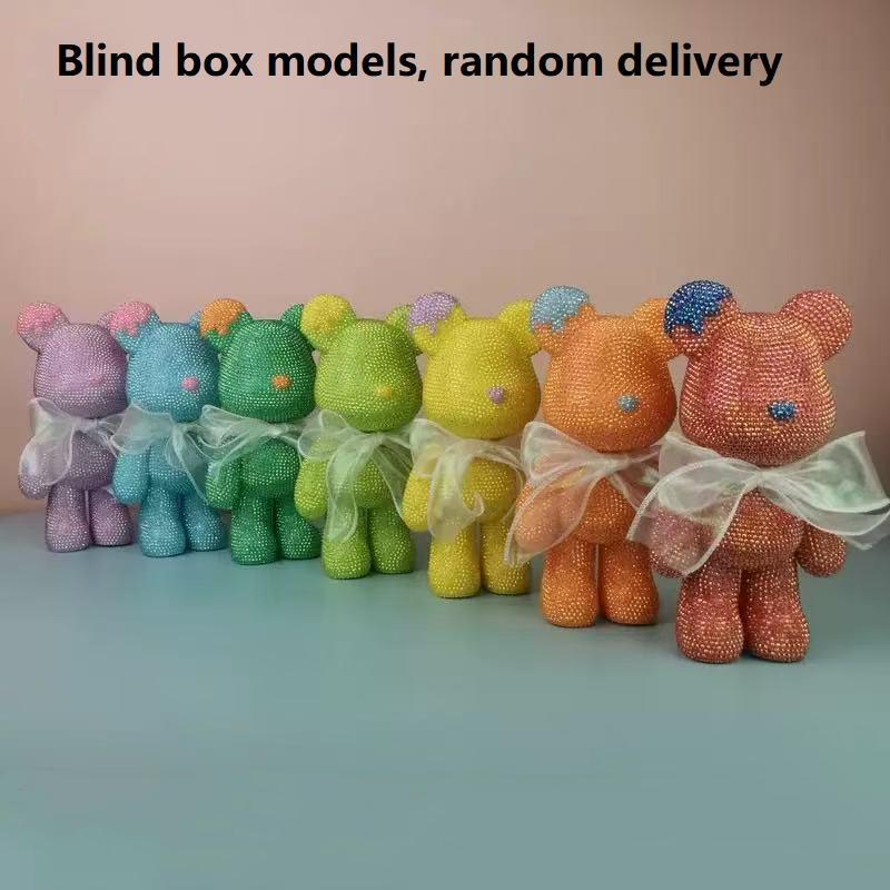 Shimmering DIY Rhinestone Bear, Resin Craft, Handicraft, Handmade Crafts, Perfect for Valentine's Day and Christmas Gifts, Kids' Gift, Enhances Manual Skills