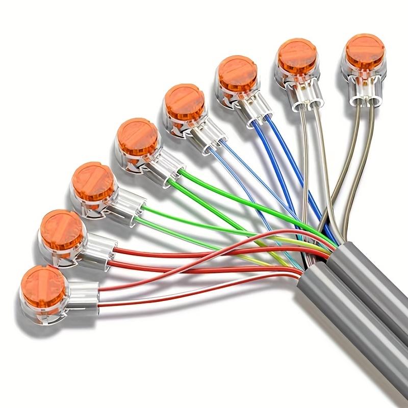 200pcs K1 K2 K3 Connector Crimp Connection Terminals Wiring Rj45 Ethernet Cable Connector Telephone Wire Terminals